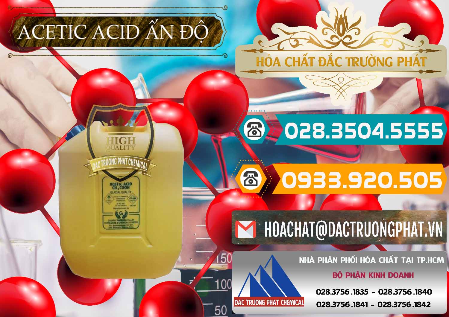 Cty chuyên phân phối _ bán Acetic Acid – Axit Acetic Ấn Độ India - 0359 - Cty cung cấp và kinh doanh hóa chất tại TP.HCM - congtyhoachat.vn