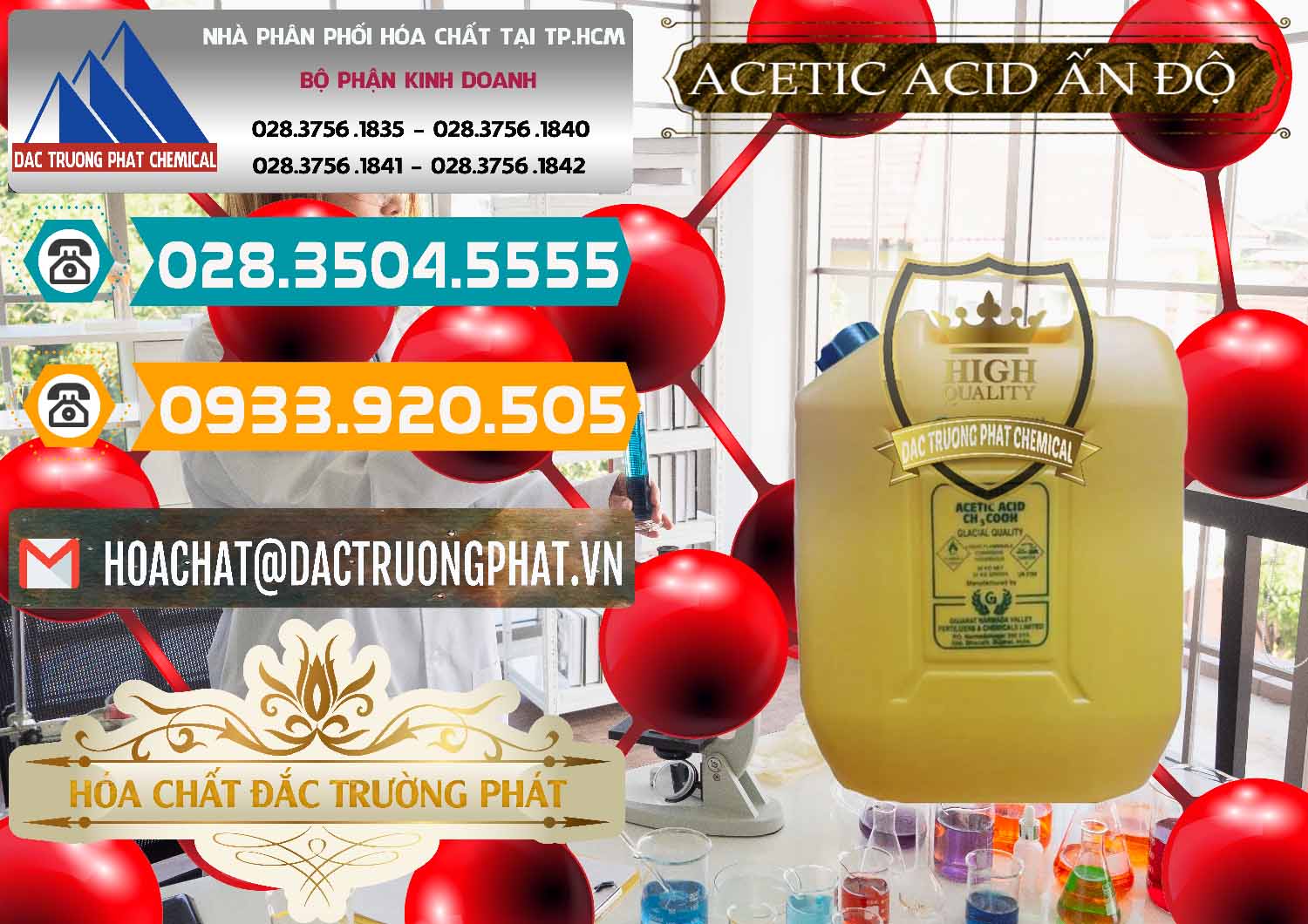 Nơi nhập khẩu - bán Acetic Acid – Axit Acetic Ấn Độ India - 0359 - Bán & cung cấp hóa chất tại TP.HCM - congtyhoachat.vn