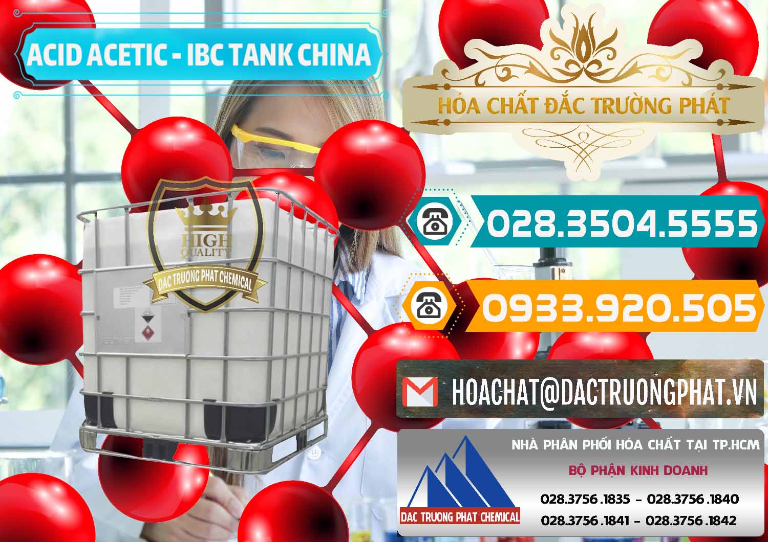 Cty bán _ phân phối Acetic Acid – Axit Acetic Tank Bồn IBC Trung Quốc China - 0443 - Nhà cung cấp ( kinh doanh ) hóa chất tại TP.HCM - congtyhoachat.vn