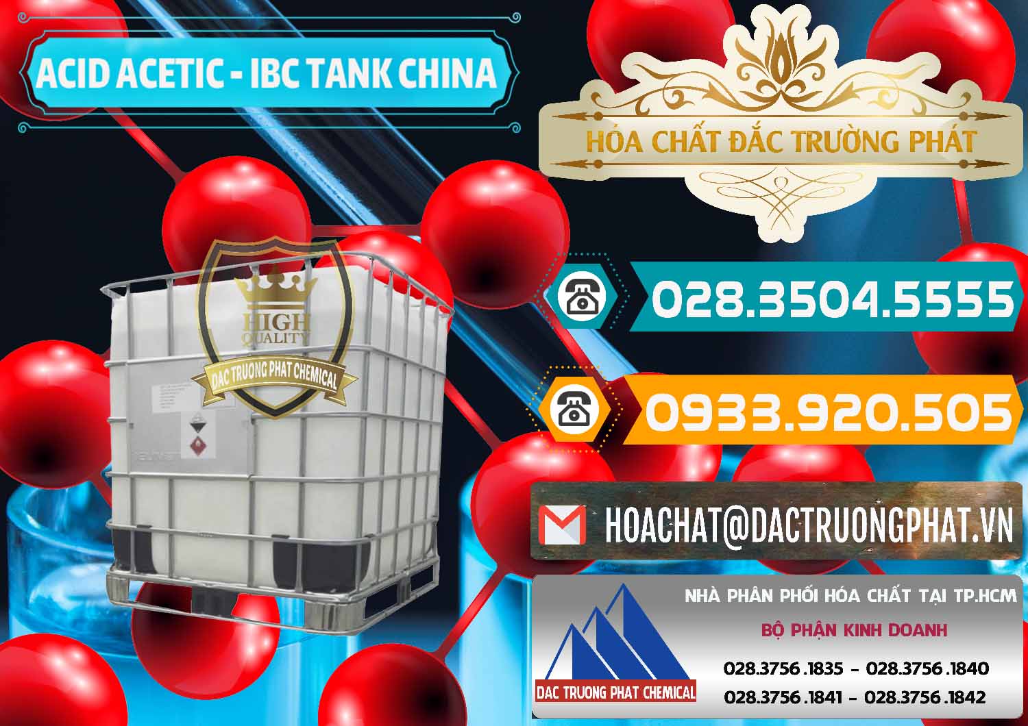 Đơn vị phân phối ( bán ) Acetic Acid – Axit Acetic Tank Bồn IBC Trung Quốc China - 0443 - Công ty chuyên kinh doanh _ cung cấp hóa chất tại TP.HCM - congtyhoachat.vn