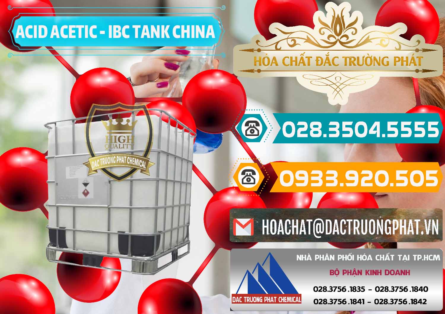 Cty chuyên cung cấp - bán Acetic Acid – Axit Acetic Tank Bồn IBC Trung Quốc China - 0443 - Công ty phân phối & bán hóa chất tại TP.HCM - congtyhoachat.vn