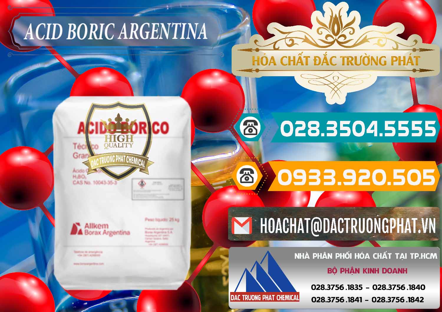 Kinh doanh - bán Acid Boric – Axit Boric H3BO3 99% Allkem Argentina - 0448 - Nơi chuyên cung cấp & nhập khẩu hóa chất tại TP.HCM - congtyhoachat.vn