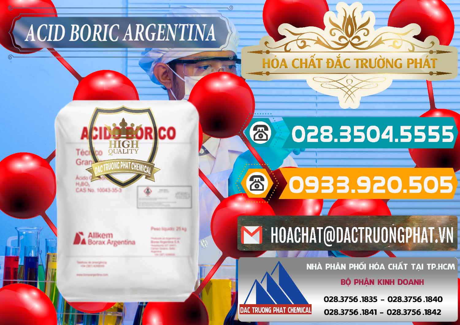 Đơn vị chuyên cung ứng & bán Acid Boric – Axit Boric H3BO3 99% Allkem Argentina - 0448 - Cty cung cấp ( kinh doanh ) hóa chất tại TP.HCM - congtyhoachat.vn