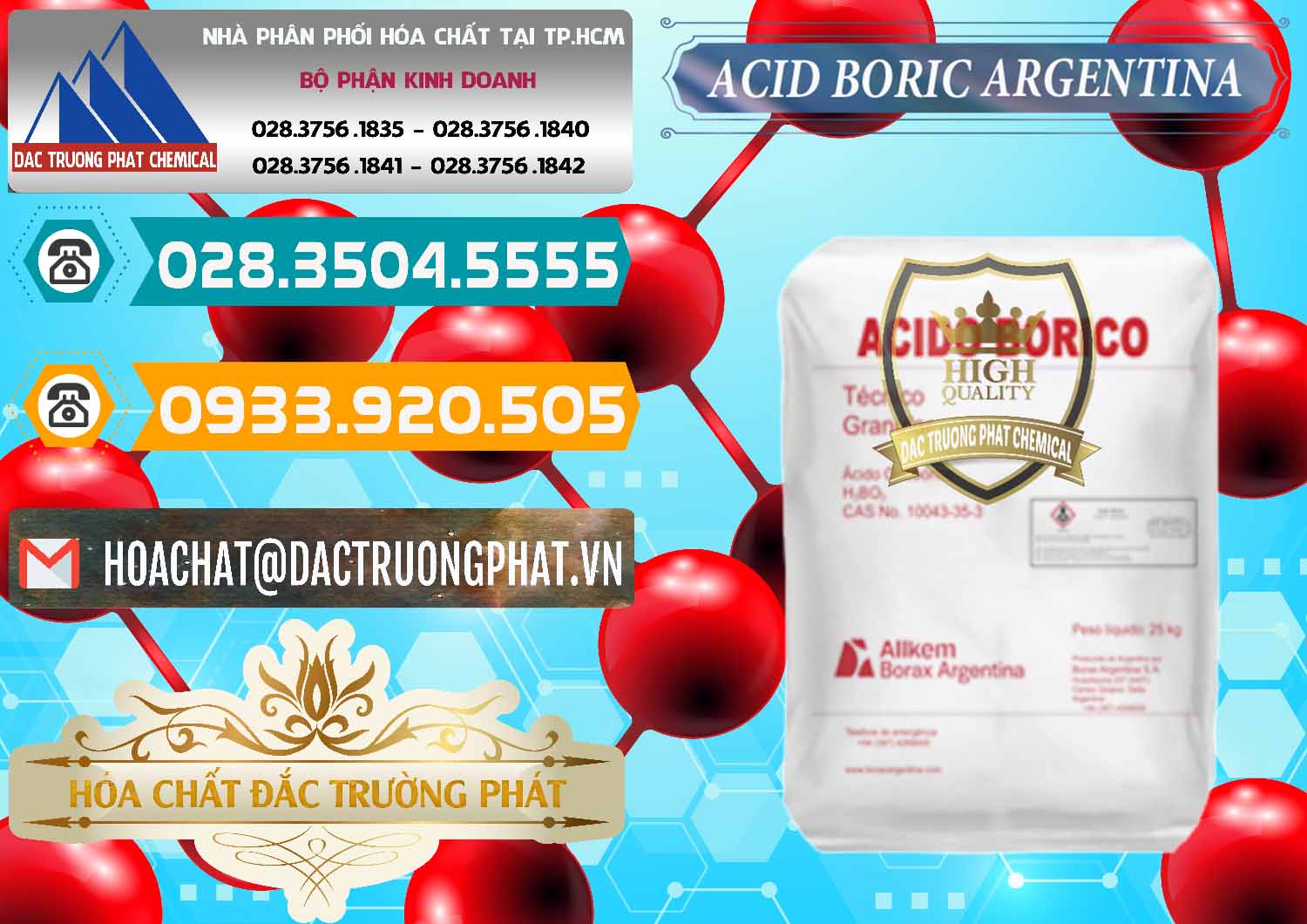 Đơn vị chuyên cung cấp - bán Acid Boric – Axit Boric H3BO3 99% Allkem Argentina - 0448 - Nhập khẩu & cung cấp hóa chất tại TP.HCM - congtyhoachat.vn
