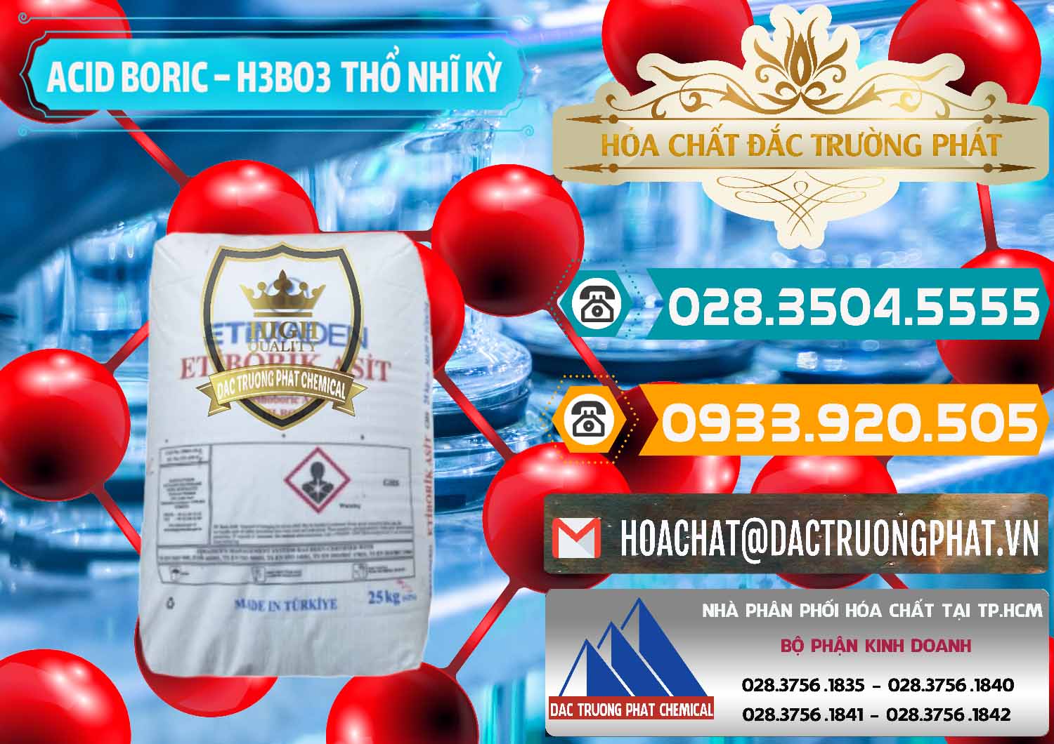 Công ty cung ứng _ bán Acid Boric – Axit Boric H3BO3 Etimaden Thổ Nhĩ Kỳ Turkey - 0369 - Nơi phân phối - kinh doanh hóa chất tại TP.HCM - congtyhoachat.vn
