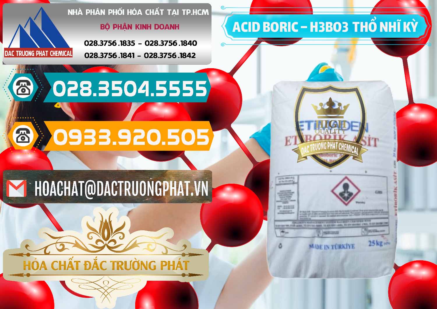 Nơi phân phối - bán Acid Boric – Axit Boric H3BO3 Etimaden Thổ Nhĩ Kỳ Turkey - 0369 - Cung cấp và kinh doanh hóa chất tại TP.HCM - congtyhoachat.vn