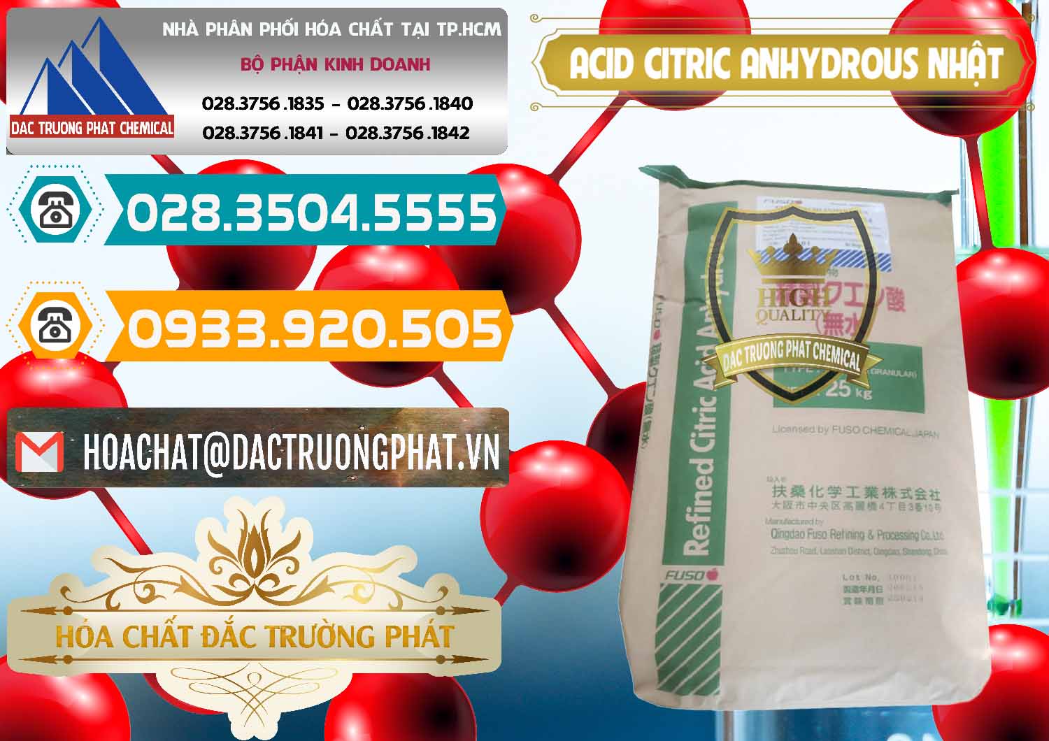 Chuyên cung ứng _ bán Acid Citric - Axit Citric Anhydrous FUSO Nhật Japan - 0439 - Bán ( cung cấp ) hóa chất tại TP.HCM - congtyhoachat.vn