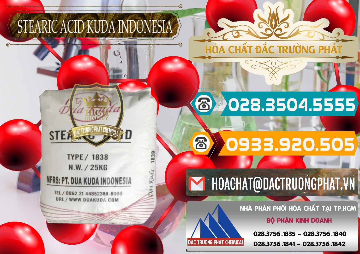 Đơn vị chuyên bán _ cung ứng Axit Stearic - Stearic Acid Dua Kuda Indonesia - 0388 - Cty cung cấp ( phân phối ) hóa chất tại TP.HCM - congtyhoachat.vn