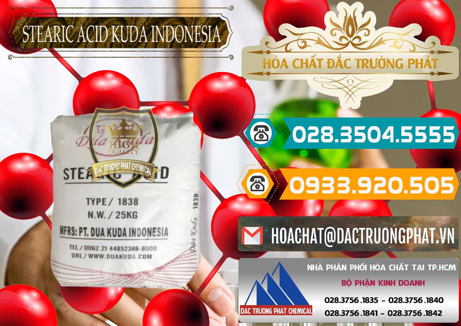 Công ty chuyên bán _ cung ứng Axit Stearic - Stearic Acid Dua Kuda Indonesia - 0388 - Nhà nhập khẩu ( cung cấp ) hóa chất tại TP.HCM - congtyhoachat.vn