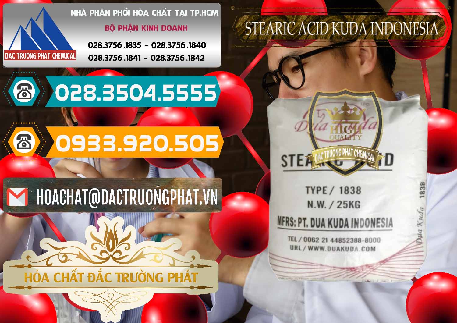 Cty cung ứng & bán Axit Stearic - Stearic Acid Dua Kuda Indonesia - 0388 - Nơi chuyên nhập khẩu & cung cấp hóa chất tại TP.HCM - congtyhoachat.vn