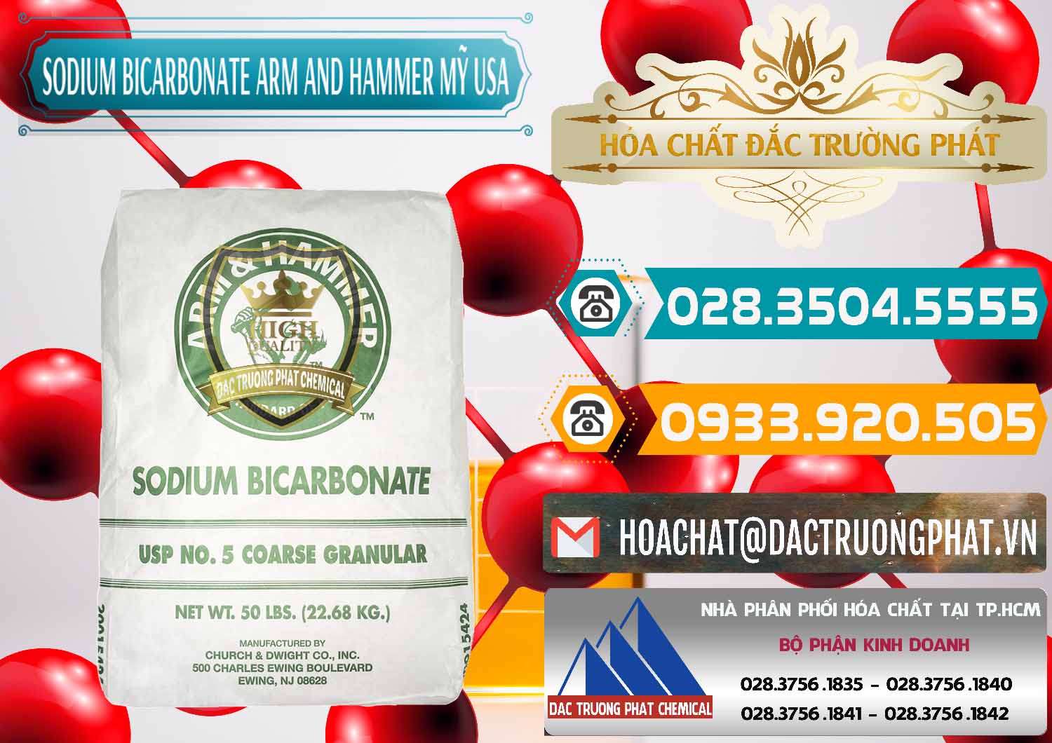 Cty chuyên bán ( cung cấp ) Sodium Bicarbonate – Bicar NaHCO3 Food Grade Arm And Hammer Mỹ USA - 0255 - Đơn vị phân phối _ bán hóa chất tại TP.HCM - congtyhoachat.vn