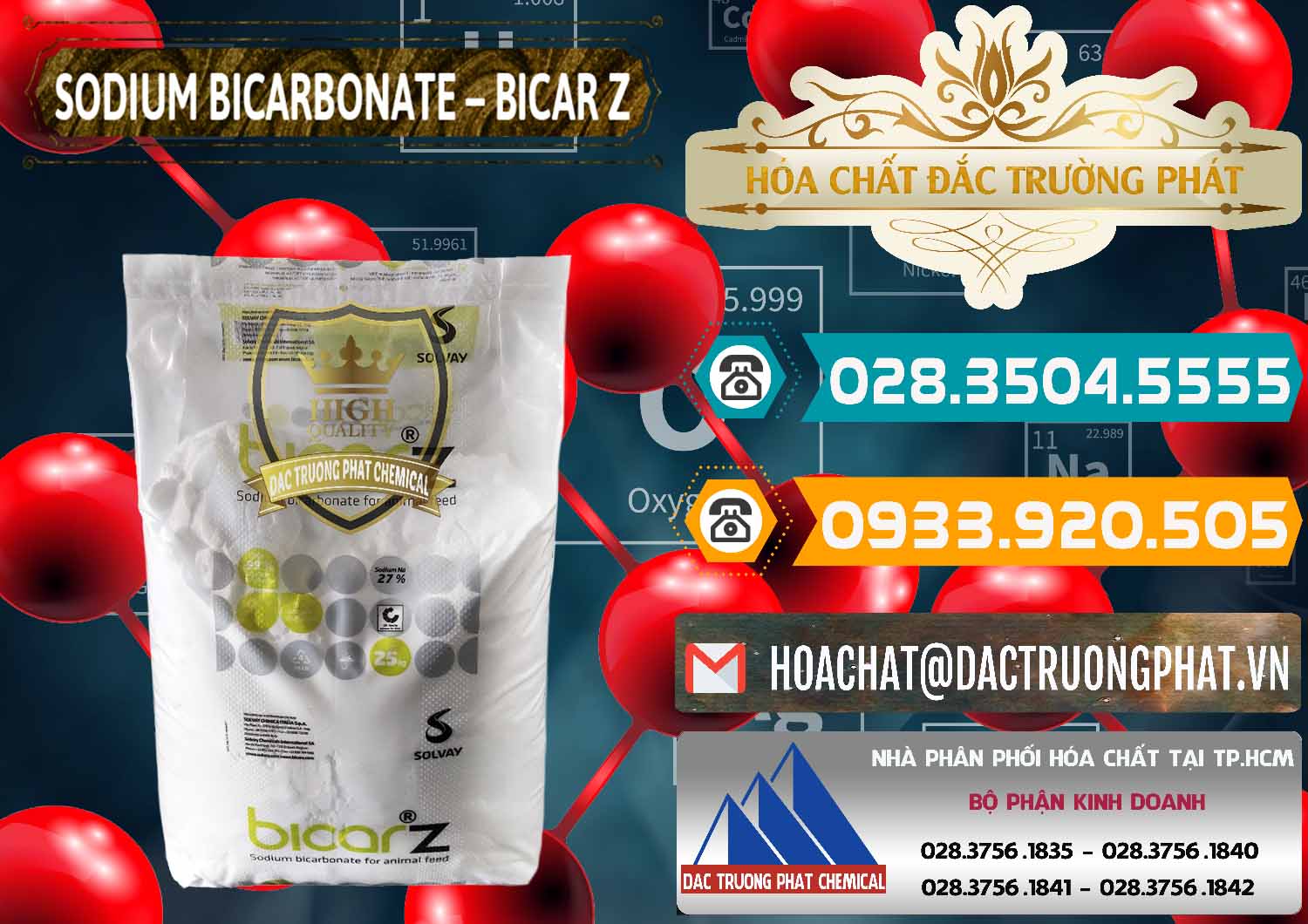 Nơi bán & cung ứng Sodium Bicarbonate – NaHCO3 Bicar Z Ý Italy Solvay - 0139 - Chuyên kinh doanh ( phân phối ) hóa chất tại TP.HCM - congtyhoachat.vn