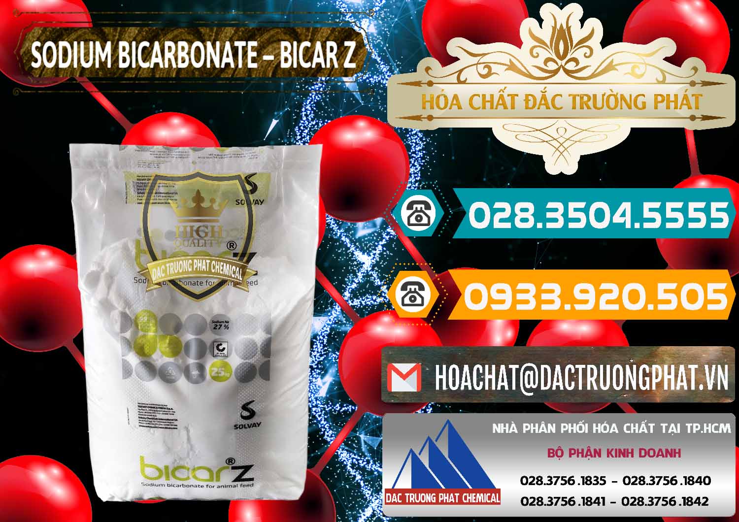 Nơi chuyên nhập khẩu _ bán Sodium Bicarbonate – NaHCO3 Bicar Z Ý Italy Solvay - 0139 - Nhập khẩu & cung cấp hóa chất tại TP.HCM - congtyhoachat.vn