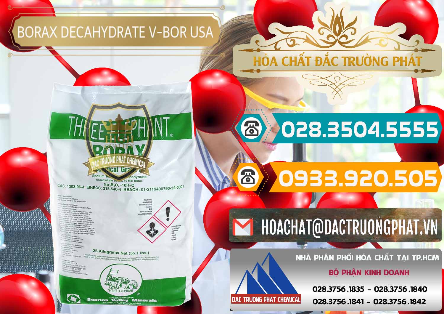 Cty nhập khẩu & bán Borax Decahydrate NA2B4O7.10H2O Mỹ V-Bor Usa - 0032 - Nhà cung cấp & nhập khẩu hóa chất tại TP.HCM - congtyhoachat.vn