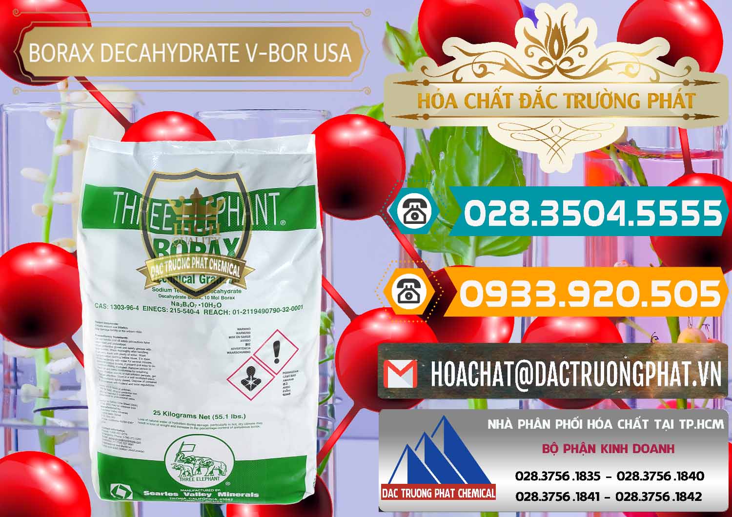 Nhà cung ứng - bán Borax Decahydrate NA2B4O7.10H2O Mỹ V-Bor Usa - 0032 - Công ty chuyên nhập khẩu & phân phối hóa chất tại TP.HCM - congtyhoachat.vn