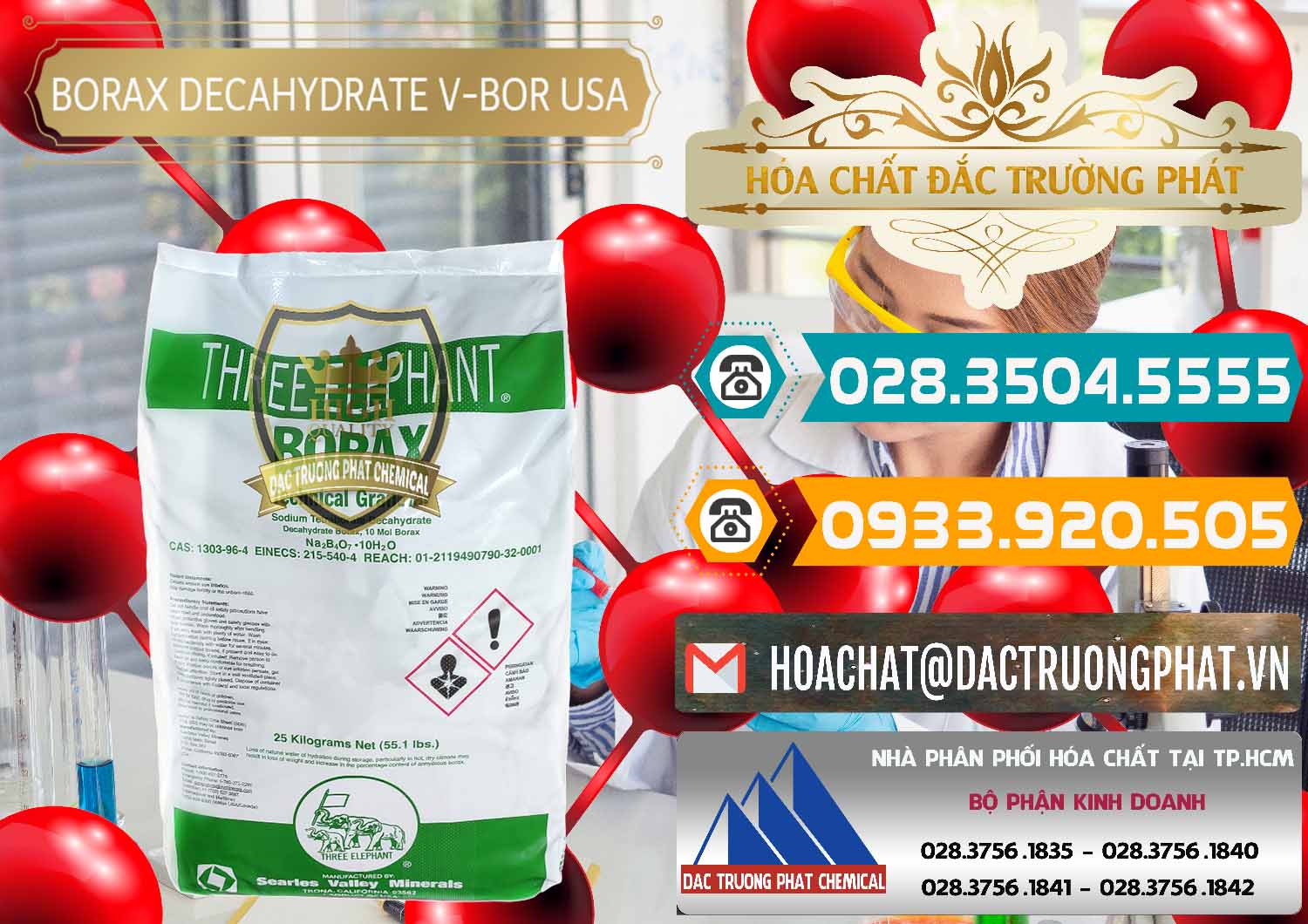 Công ty phân phối và bán Borax Decahydrate NA2B4O7.10H2O Mỹ V-Bor Usa - 0032 - Chuyên phân phối - cung cấp hóa chất tại TP.HCM - congtyhoachat.vn
