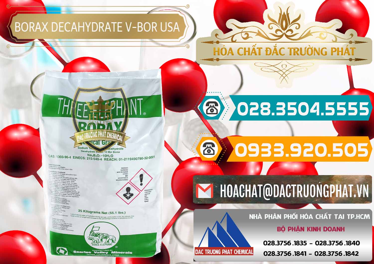 Nơi chuyên bán ( cung cấp ) Borax Decahydrate NA2B4O7.10H2O Mỹ V-Bor Usa - 0032 - Phân phối - cung cấp hóa chất tại TP.HCM - congtyhoachat.vn