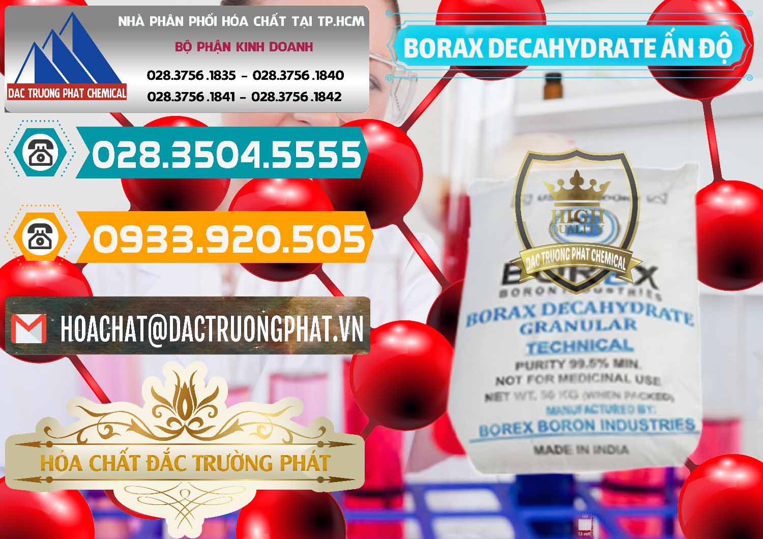 Bán - cung cấp Borax Decahydrate Ấn Độ India - 0449 - Cty phân phối - kinh doanh hóa chất tại TP.HCM - congtyhoachat.vn