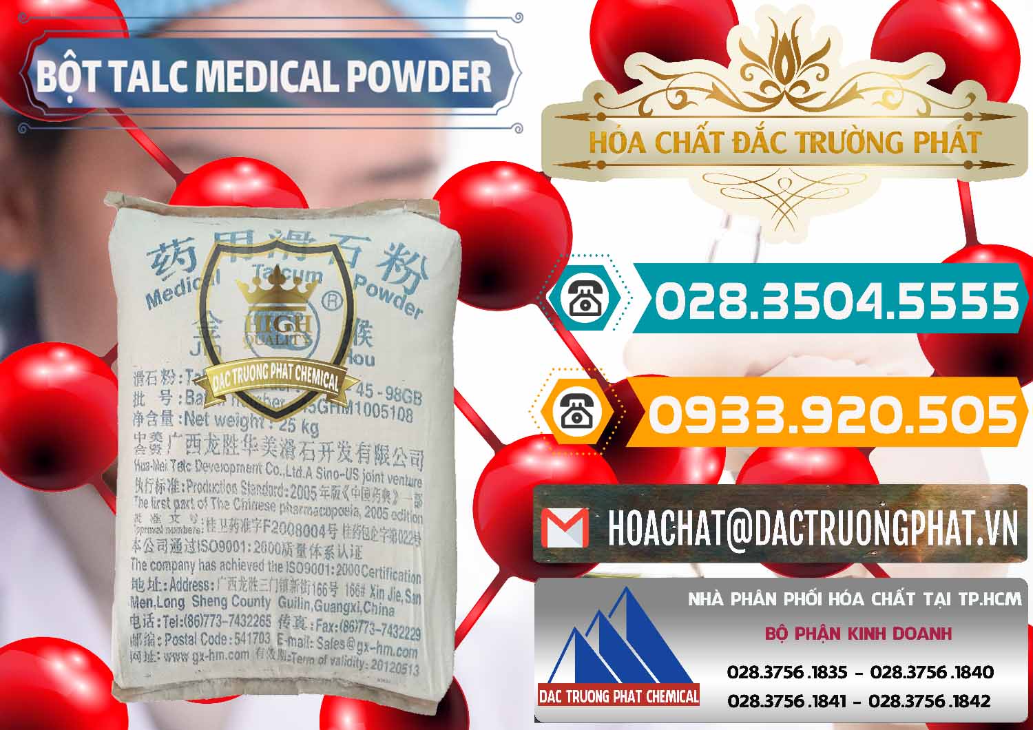 Công ty kinh doanh ( bán ) Bột Talc Medical Powder Trung Quốc China - 0036 - Nhà cung cấp _ phân phối hóa chất tại TP.HCM - congtyhoachat.vn