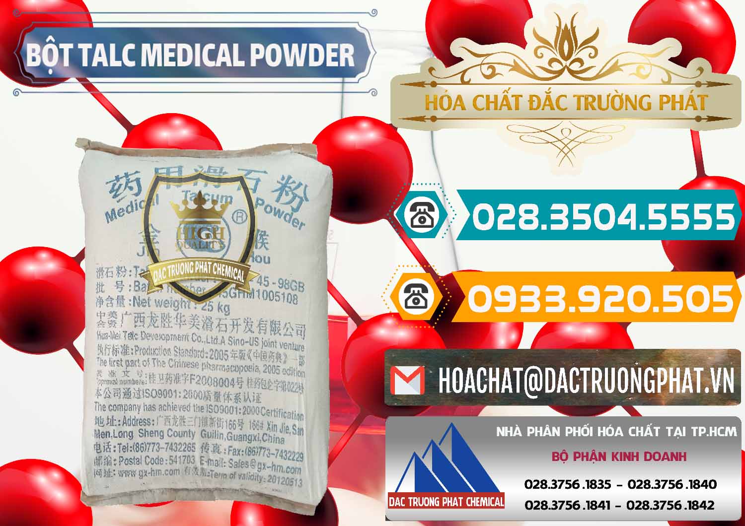 Nơi chuyên bán ( cung cấp ) Bột Talc Medical Powder Trung Quốc China - 0036 - Nơi chuyên phân phối _ bán hóa chất tại TP.HCM - congtyhoachat.vn
