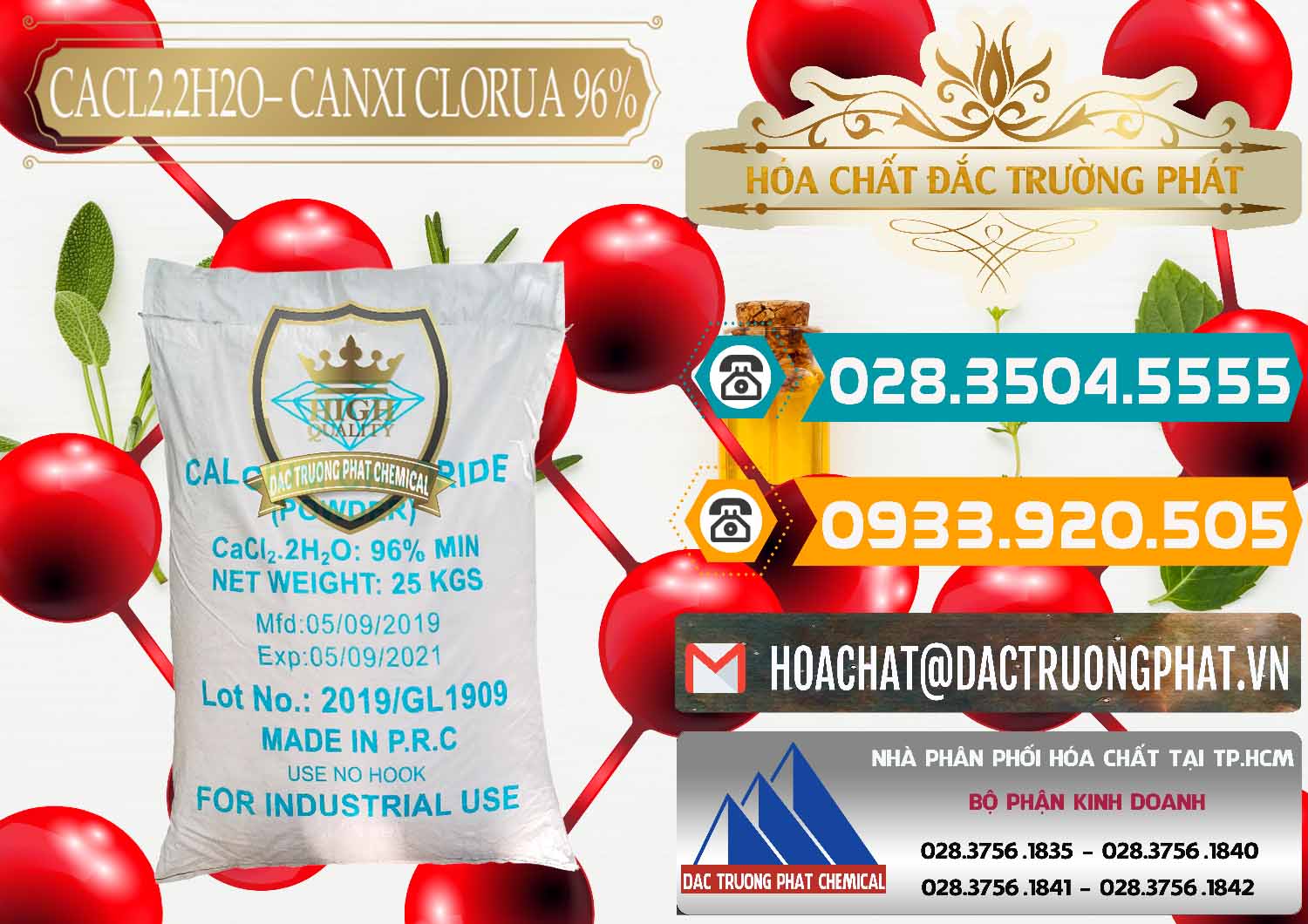 Nơi phân phối - bán CaCl2 – Canxi Clorua 96% Logo Kim Cương Trung Quốc China - 0040 - Kinh doanh _ cung cấp hóa chất tại TP.HCM - congtyhoachat.vn