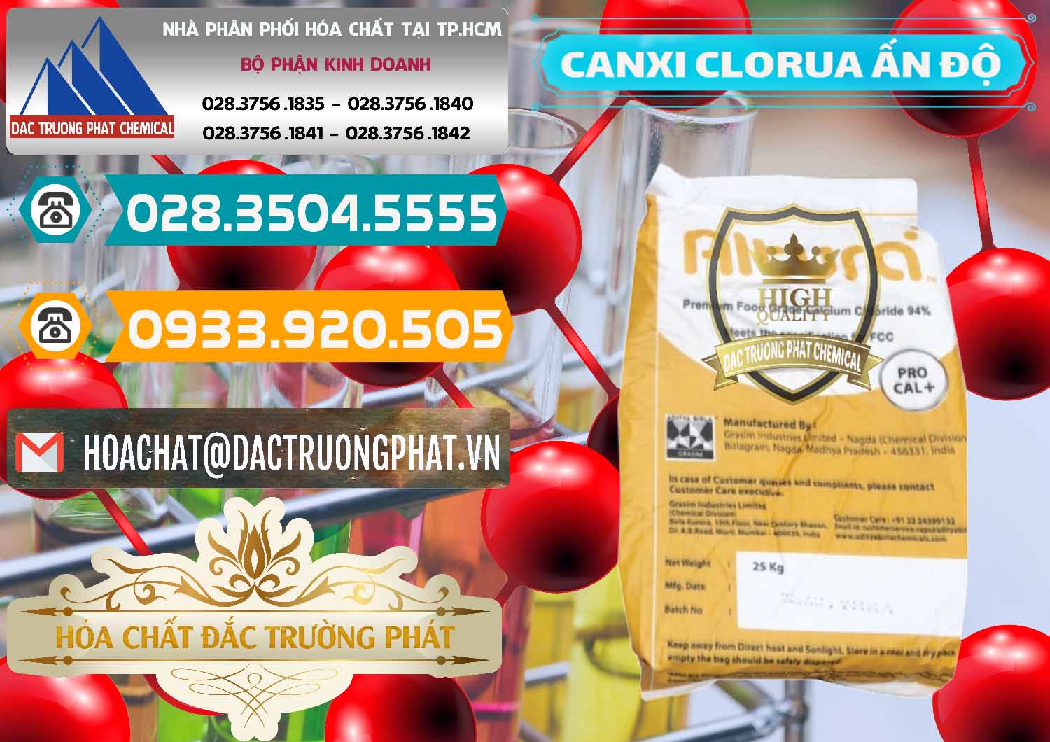 Chuyên bán - phân phối CaCl2 – Canxi Clorua Food Grade Altura Aditya Birla Grasim Ấn Độ India - 0436 - Cty phân phối - cung cấp hóa chất tại TP.HCM - congtyhoachat.vn