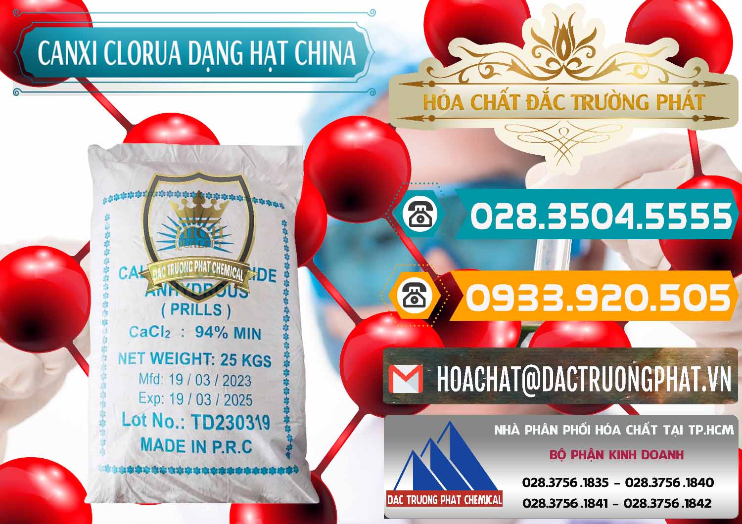 Cty chuyên bán & cung cấp CaCl2 – Canxi Clorua 94% Dạng Hạt Trung Quốc China - 0373 - Đơn vị nhập khẩu ( phân phối ) hóa chất tại TP.HCM - congtyhoachat.vn