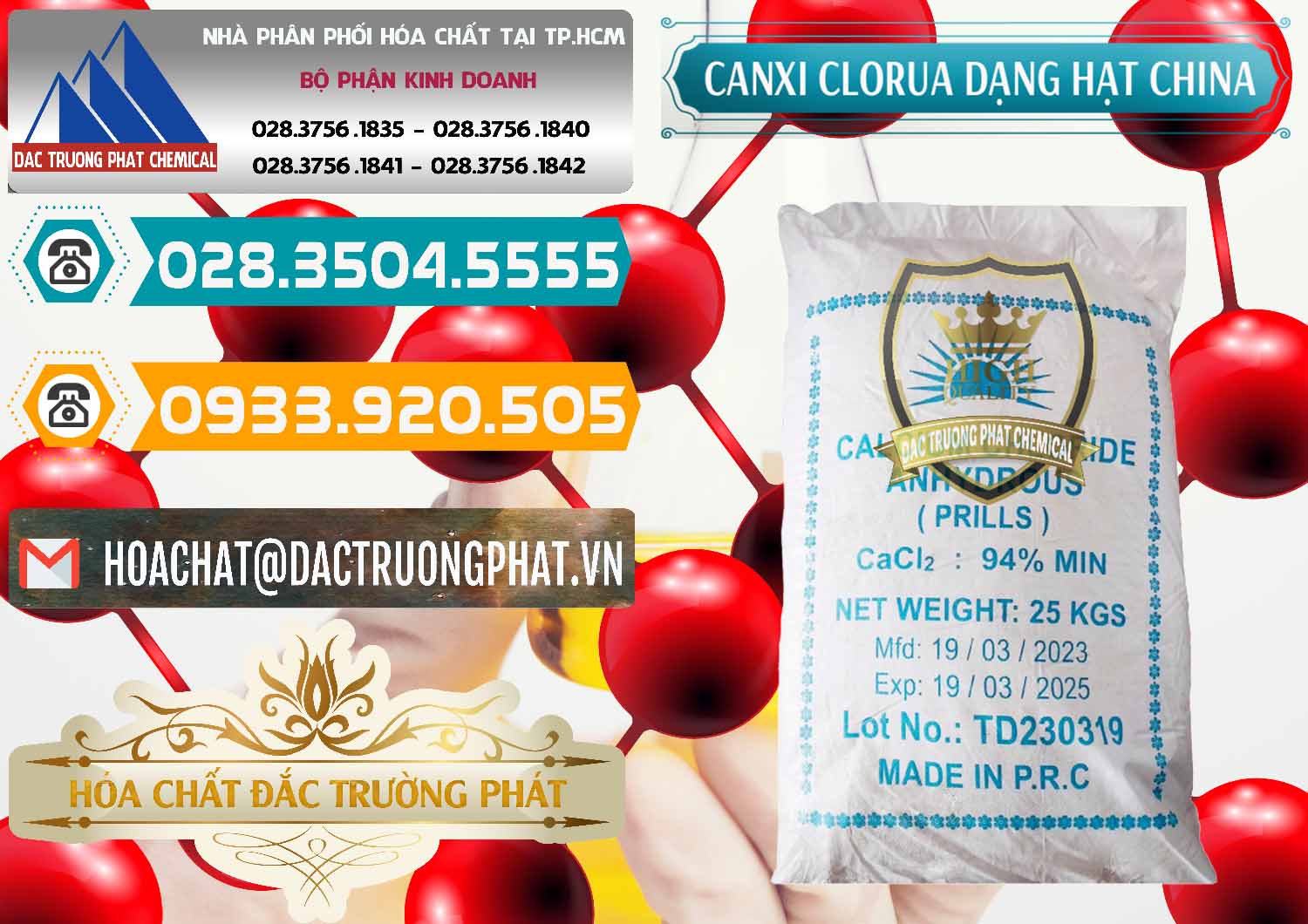 Cty chuyên bán _ phân phối CaCl2 – Canxi Clorua 94% Dạng Hạt Trung Quốc China - 0373 - Đơn vị chuyên phân phối & cung ứng hóa chất tại TP.HCM - congtyhoachat.vn