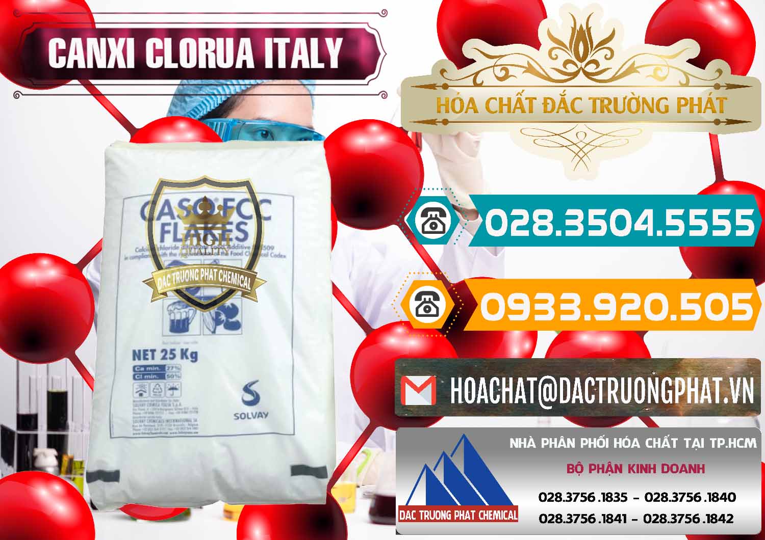 Công ty chuyên cung ứng - bán CaCl2 – Canxi Clorua Food Grade Ý Italy - 0435 - Nơi phân phối & cung ứng hóa chất tại TP.HCM - congtyhoachat.vn