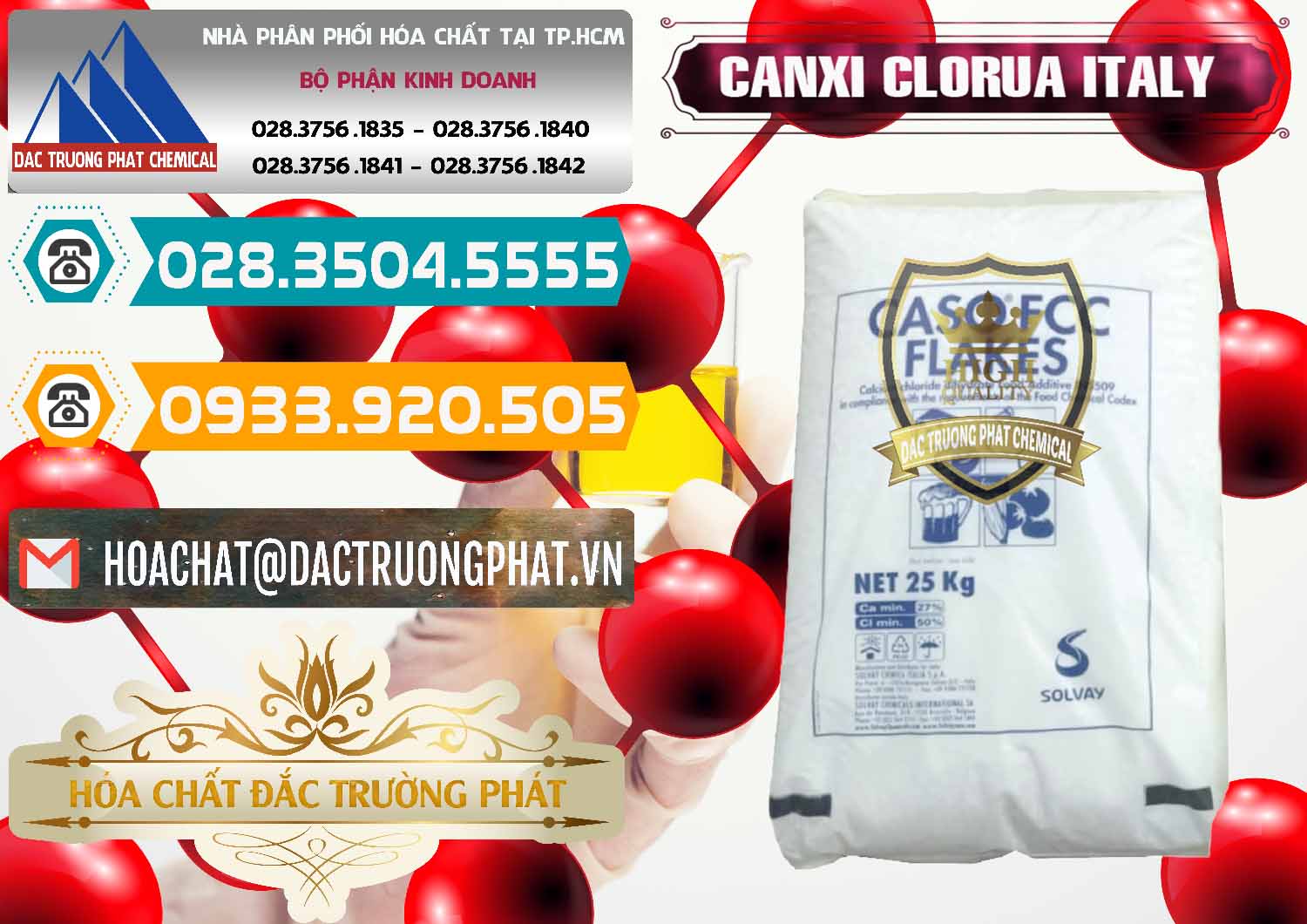 Cty chuyên nhập khẩu ( bán ) CaCl2 – Canxi Clorua Food Grade Ý Italy - 0435 - Chuyên cung cấp & kinh doanh hóa chất tại TP.HCM - congtyhoachat.vn