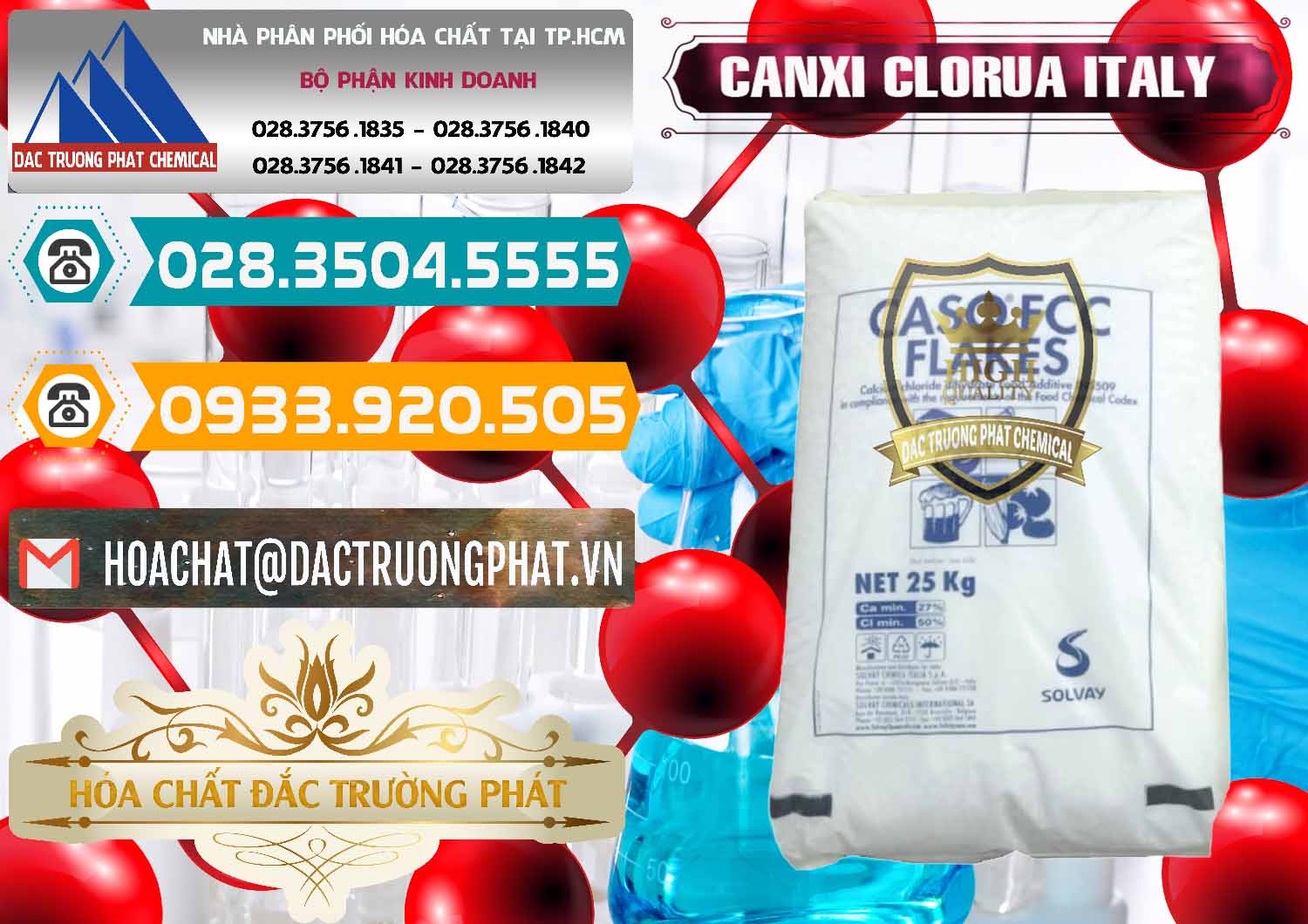 Nhà phân phối - bán CaCl2 – Canxi Clorua Food Grade Ý Italy - 0435 - Đơn vị chuyên phân phối và nhập khẩu hóa chất tại TP.HCM - congtyhoachat.vn