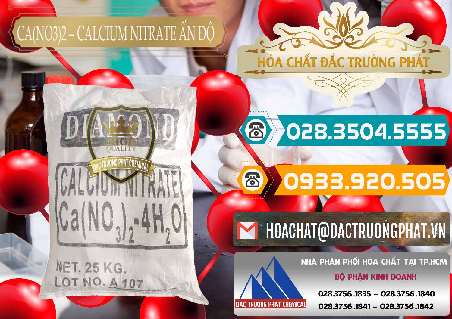 Công ty chuyên bán Þ thương mại Muối Calcium Nitrate © Canxi Nitorat Dạng Bột 99% Ấn Độ India tại Cà Mau Cty cung ứng - bán CA(NO3)2 – Calcium Nitrate Ấn Độ India - 0038 - Chuyên nhập khẩu ( phân phối ) hóa chất tại TP.HCM - congtyhoachat.vn
