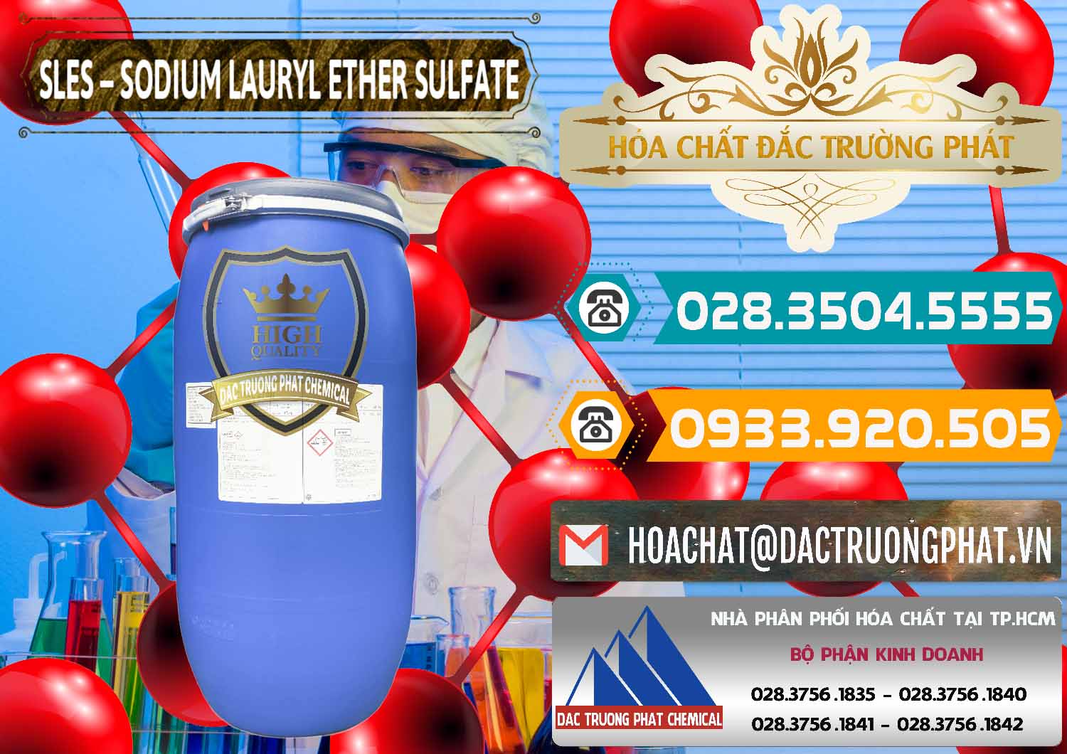 Nơi chuyên cung ứng ( bán ) Chất Tạo Bọt Sles - Sodium Lauryl Ether Sulphate Kao Indonesia - 0046 - Nhà phân phối _ cung cấp hóa chất tại TP.HCM - congtyhoachat.vn