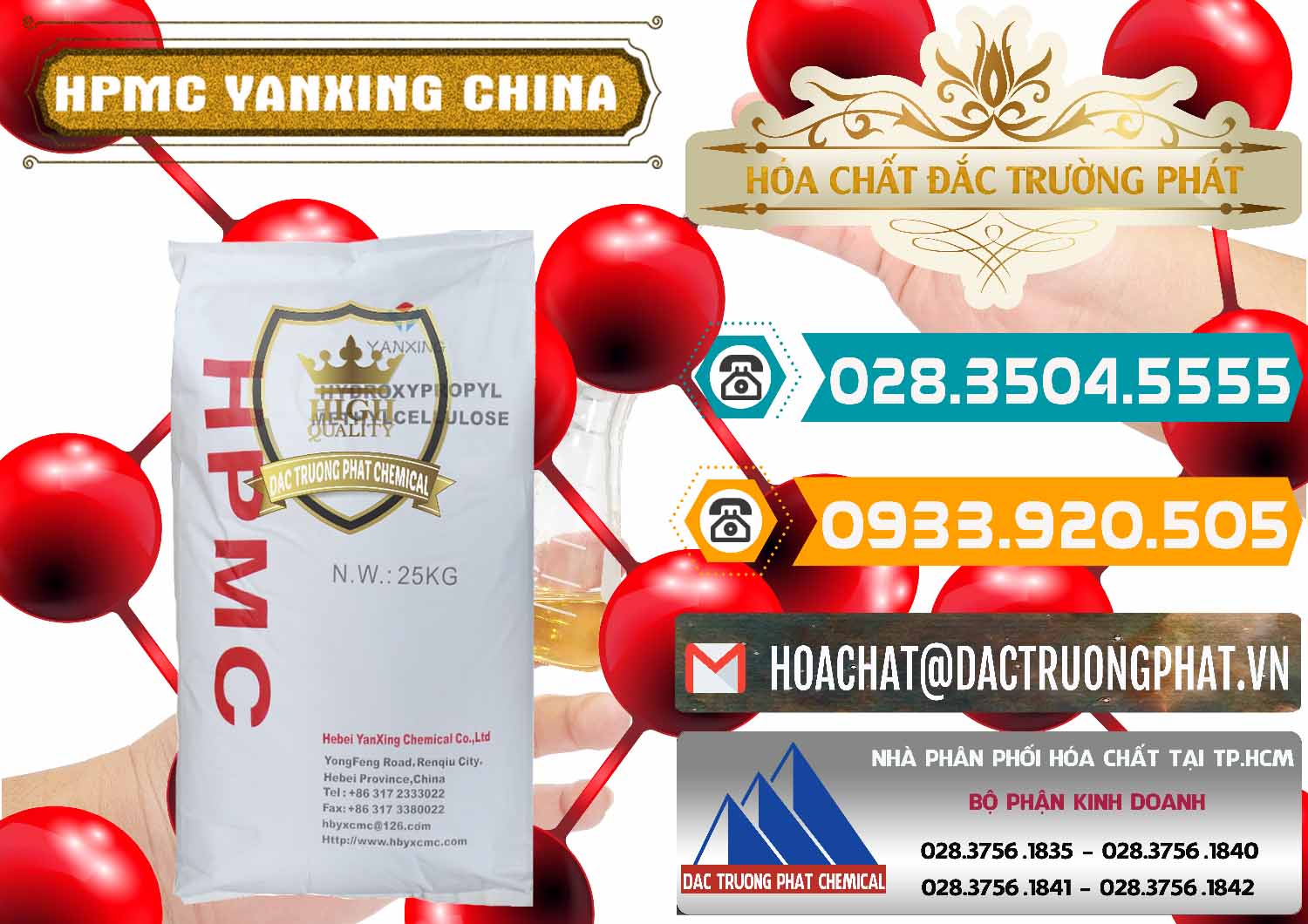Cty bán & cung ứng Chất Tạo Đặc HPMC - Hydroxypropyl Methyl Cellulose Yanxing Trung Quốc China - 0483 - Nhà phân phối - kinh doanh hóa chất tại TP.HCM - congtyhoachat.vn