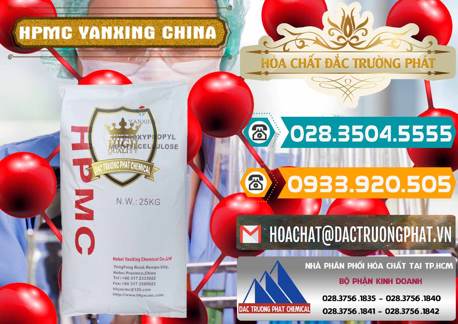 Nơi bán Chất Tạo Đặc HPMC - Hydroxypropyl Methyl Cellulose Yanxing Trung Quốc China - 0483 - Kinh doanh _ cung cấp hóa chất tại TP.HCM - congtyhoachat.vn