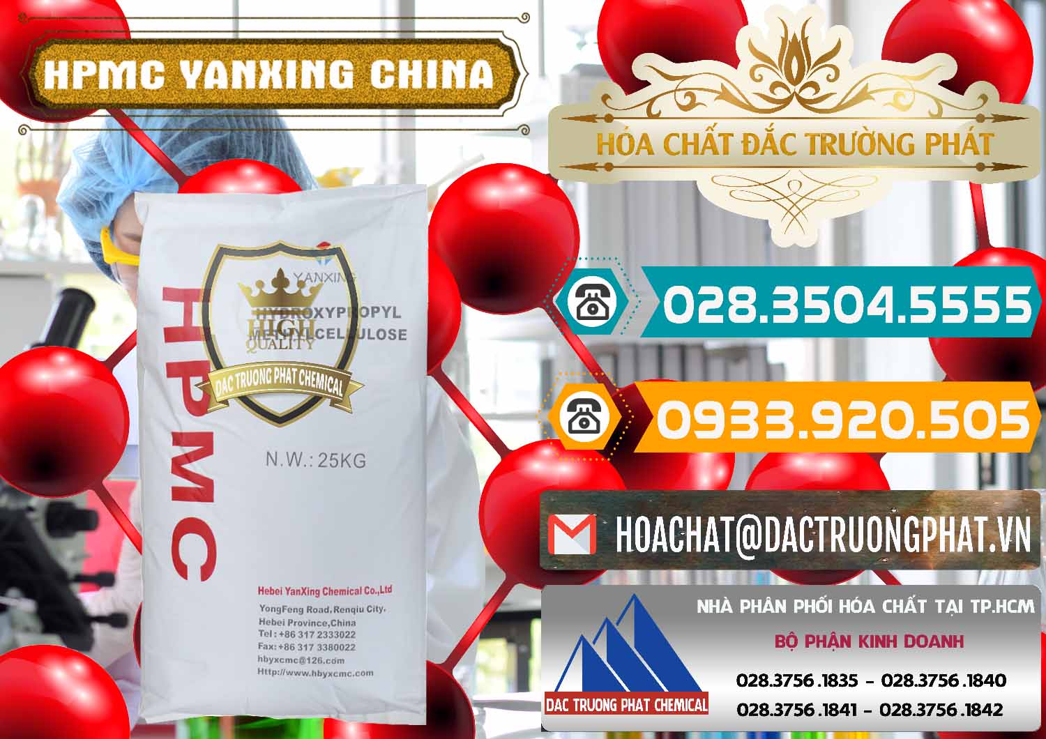 Đơn vị chuyên phân phối và bán Chất Tạo Đặc HPMC - Hydroxypropyl Methyl Cellulose Yanxing Trung Quốc China - 0483 - Nơi cung cấp và phân phối hóa chất tại TP.HCM - congtyhoachat.vn