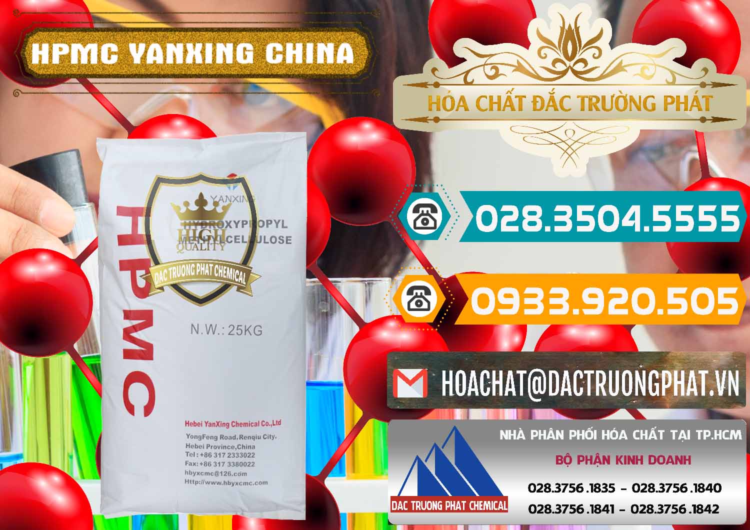 Công ty chuyên bán _ phân phối Chất Tạo Đặc HPMC - Hydroxypropyl Methyl Cellulose Yanxing Trung Quốc China - 0483 - Nhà phân phối & cung cấp hóa chất tại TP.HCM - congtyhoachat.vn