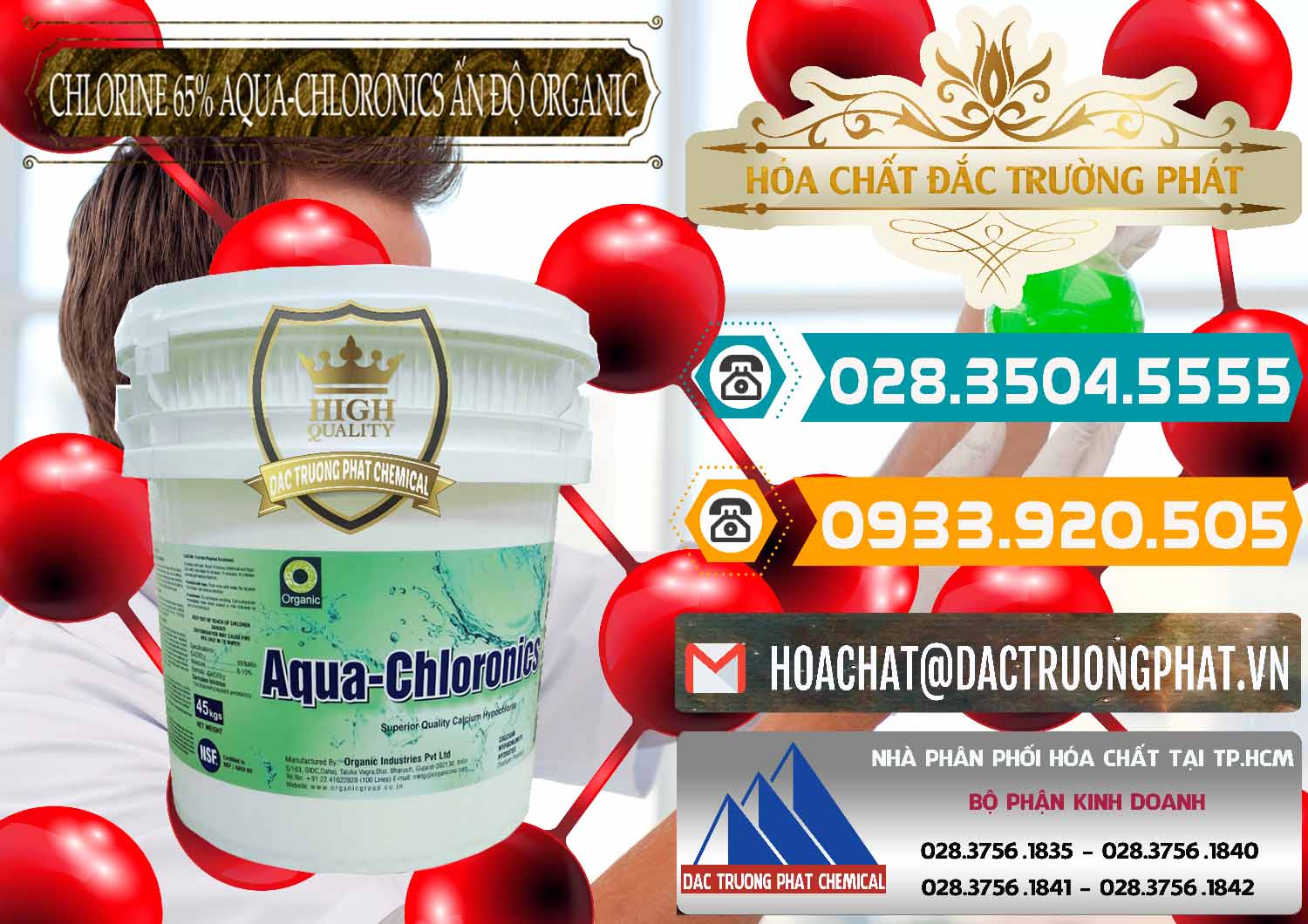 Đơn vị chuyên phân phối & bán Chlorine – Clorin 65% Aqua-Chloronics Ấn Độ Organic India - 0210 - Cung cấp _ nhập khẩu hóa chất tại TP.HCM - congtyhoachat.vn