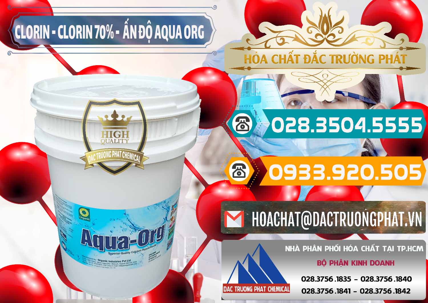 Nơi bán & cung ứng Chlorine – Clorin Ấn Độ Aqua ORG Organic India - 0051 - Cty chuyên cung ứng _ phân phối hóa chất tại TP.HCM - congtyhoachat.vn