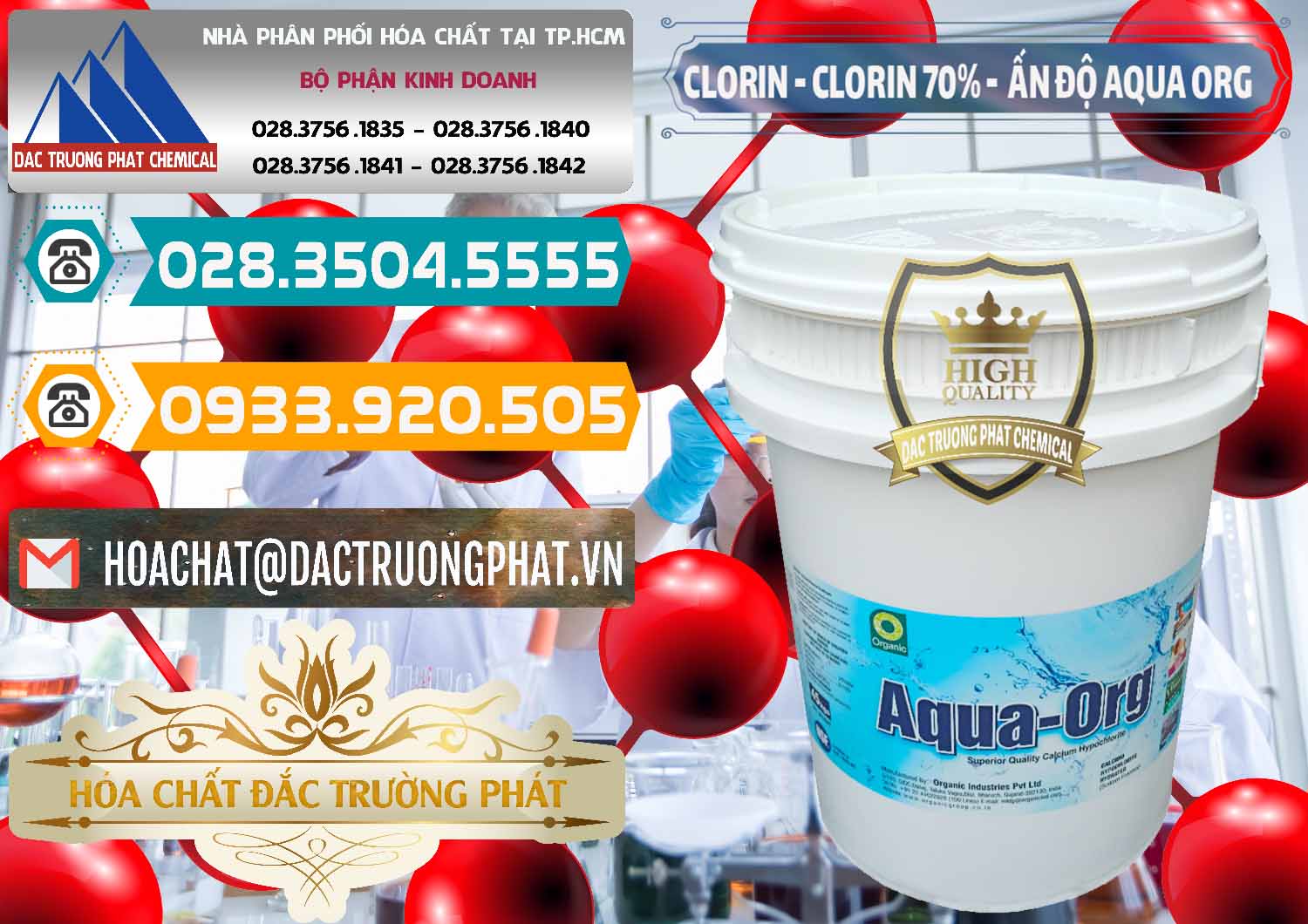 Công ty chuyên bán ( cung ứng ) Chlorine – Clorin Ấn Độ Aqua ORG Organic India - 0051 - Đơn vị cung cấp & phân phối hóa chất tại TP.HCM - congtyhoachat.vn