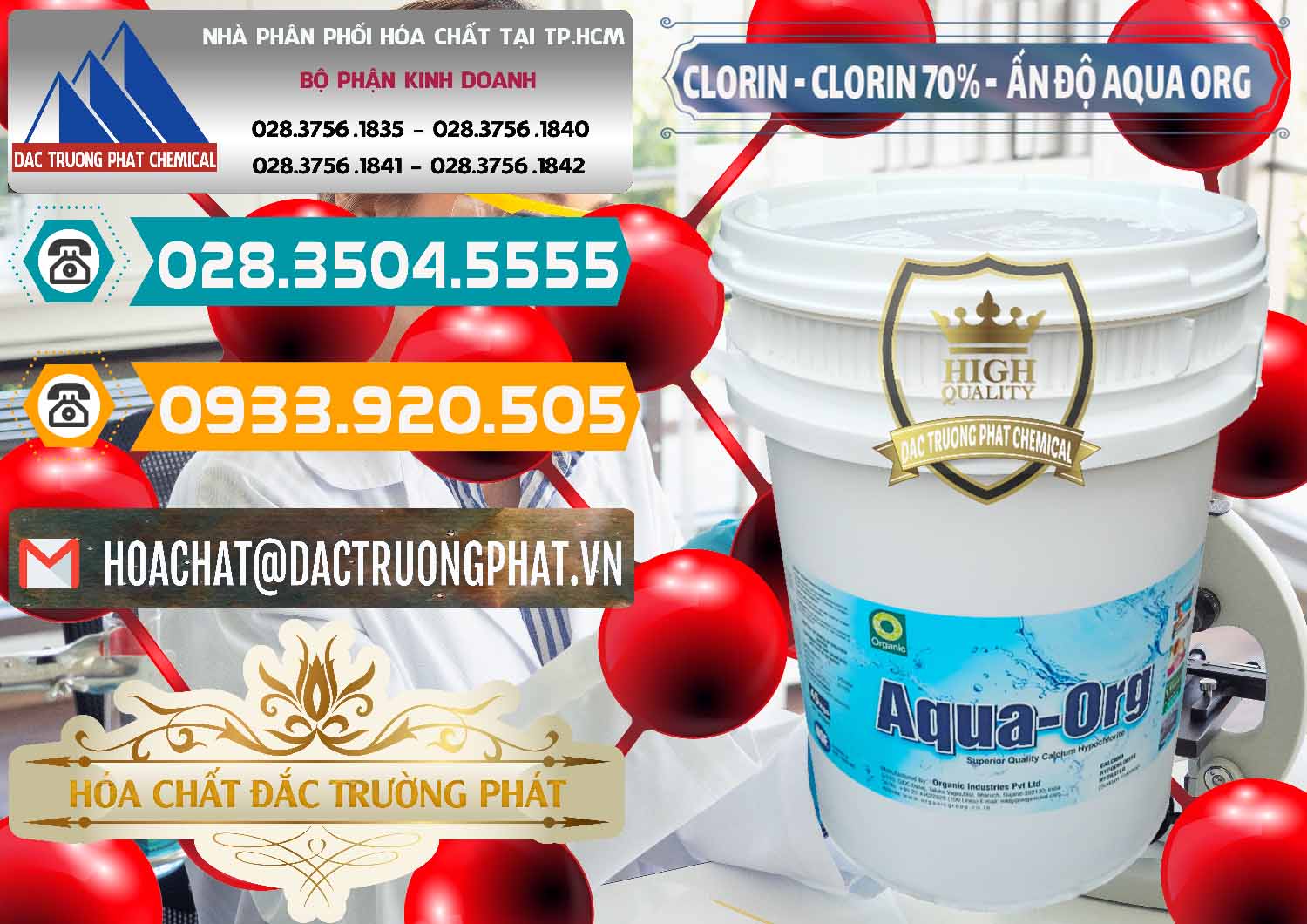 Chuyên bán _ phân phối Chlorine – Clorin Ấn Độ Aqua ORG Organic India - 0051 - Cung ứng - phân phối hóa chất tại TP.HCM - congtyhoachat.vn