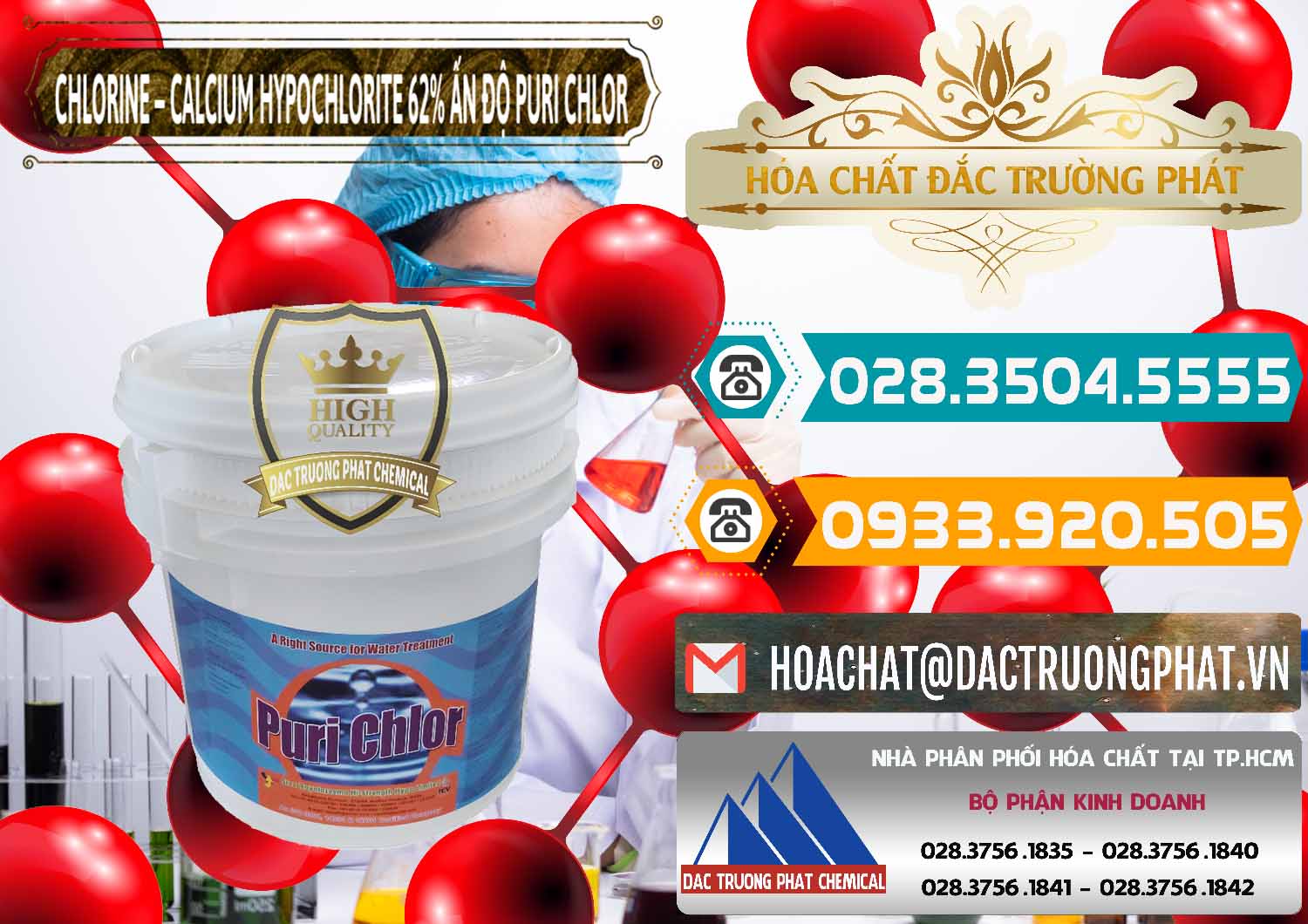 Công ty nhập khẩu ( bán ) Chlorine – Clorin 62% Puri Chlo Ấn Độ India - 0052 - Cung cấp ( kinh doanh ) hóa chất tại TP.HCM - congtyhoachat.vn