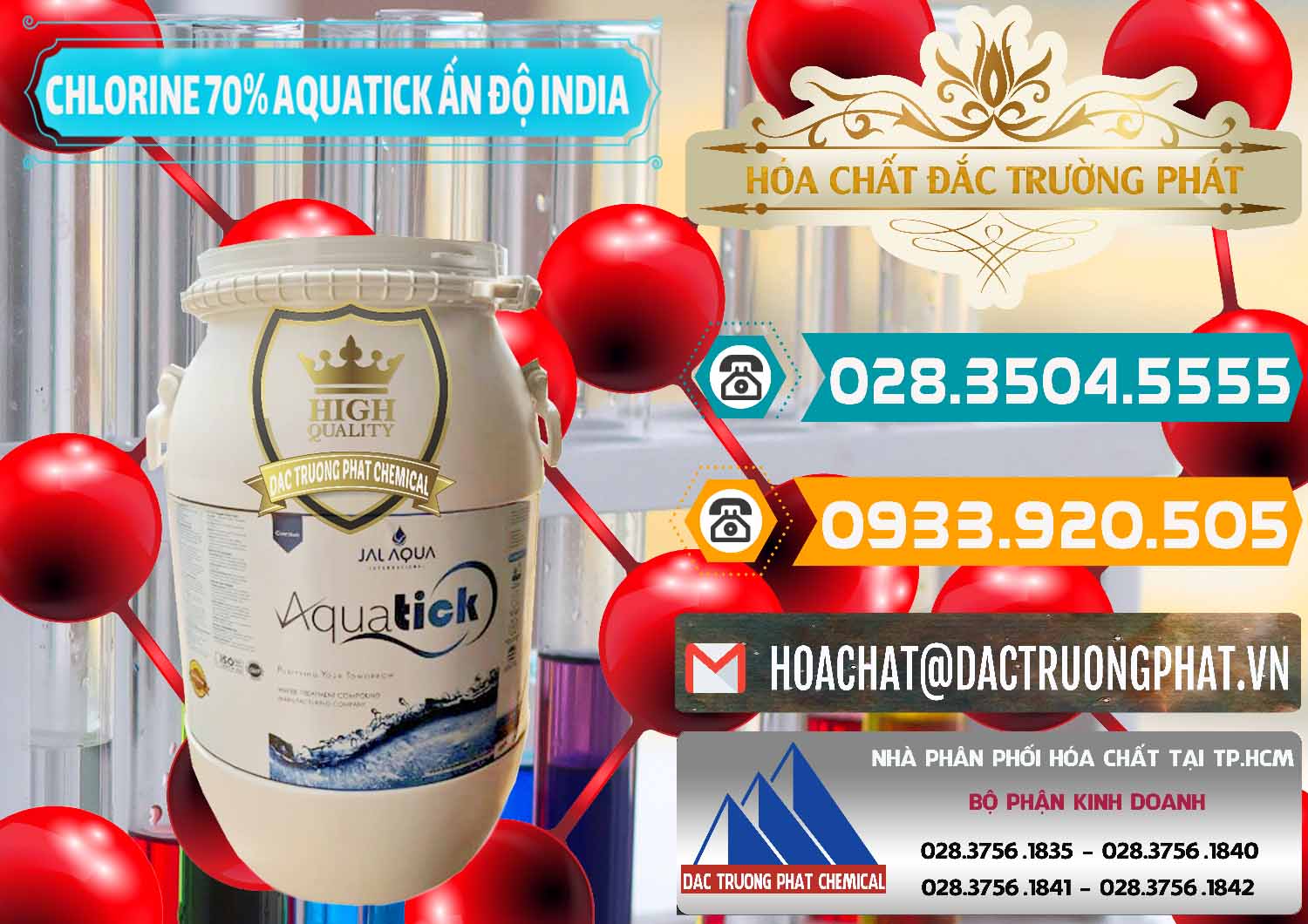 Nơi kinh doanh _ bán Chlorine – Clorin 70% Aquatick Jal Aqua Ấn Độ India - 0215 - Đơn vị nhập khẩu - cung cấp hóa chất tại TP.HCM - congtyhoachat.vn