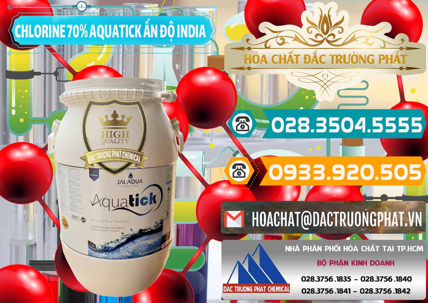 Chuyên bán _ cung ứng Chlorine – Clorin 70% Aquatick Jal Aqua Ấn Độ India - 0215 - Cung cấp - phân phối hóa chất tại TP.HCM - congtyhoachat.vn