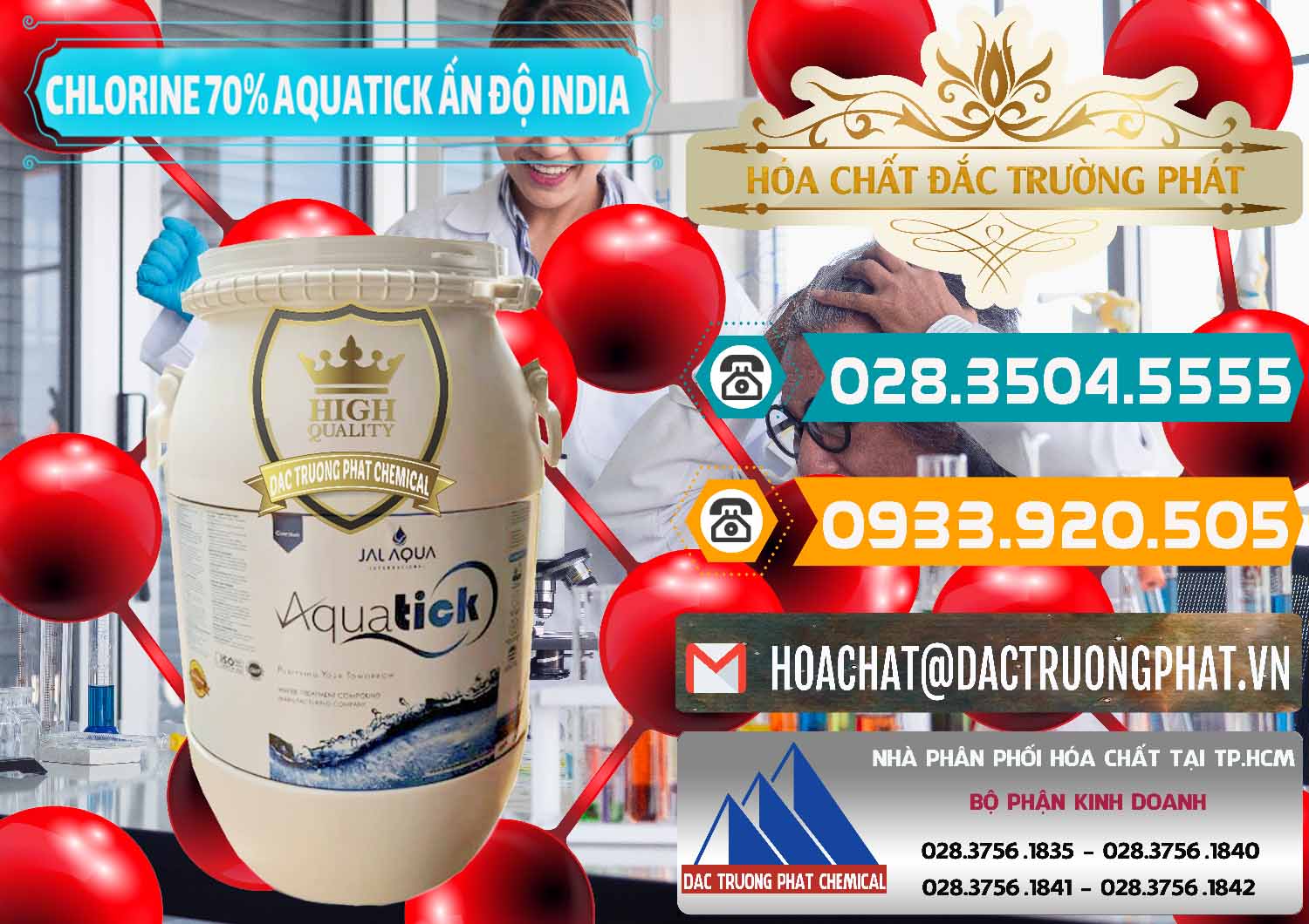 Nhà cung ứng & bán Chlorine – Clorin 70% Aquatick Jal Aqua Ấn Độ India - 0215 - Công ty phân phối - cung cấp hóa chất tại TP.HCM - congtyhoachat.vn
