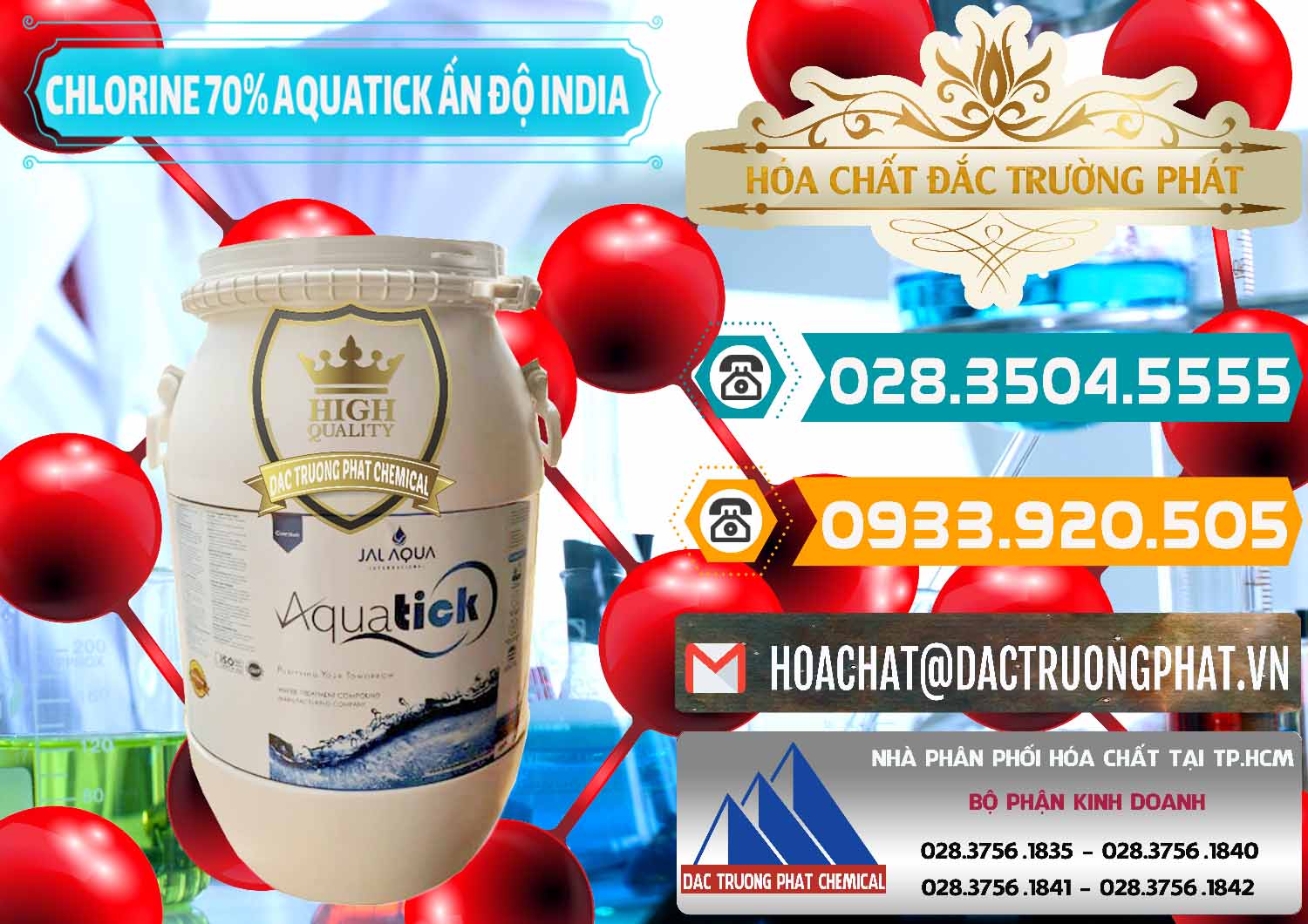 Nơi bán & cung cấp Chlorine – Clorin 70% Aquatick Jal Aqua Ấn Độ India - 0215 - Cty chuyên nhập khẩu và cung cấp hóa chất tại TP.HCM - congtyhoachat.vn