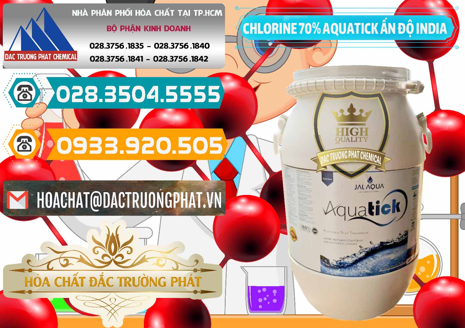 Cty bán và cung cấp Chlorine – Clorin 70% Aquatick Jal Aqua Ấn Độ India - 0215 - Nơi chuyên phân phối & kinh doanh hóa chất tại TP.HCM - congtyhoachat.vn