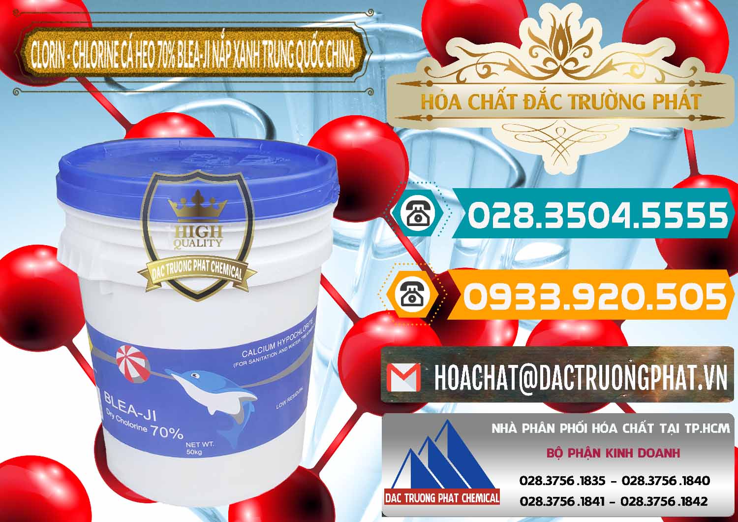 Công ty kinh doanh & bán Clorin - Chlorine Cá Heo 70% Cá Heo Blea-Ji Thùng Tròn Nắp Xanh Trung Quốc China - 0208 - Phân phối & nhập khẩu hóa chất tại TP.HCM - congtyhoachat.vn