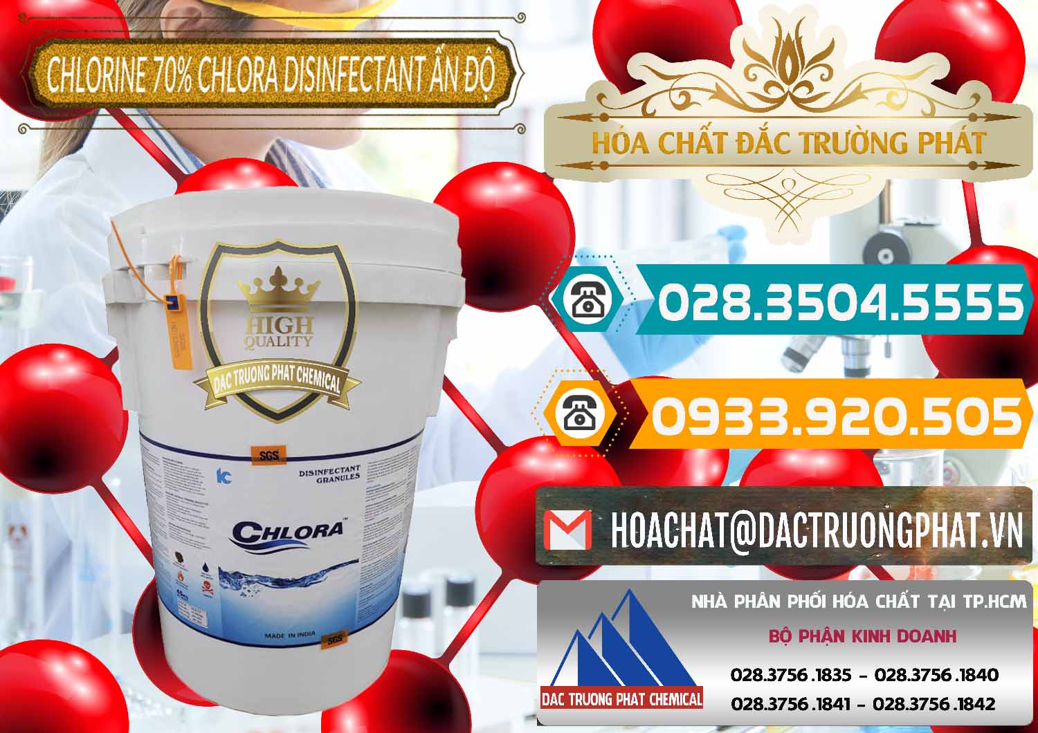Nơi chuyên phân phối và bán Chlorine – Clorin 70% Chlora Disinfectant Ấn Độ India - 0213 - Công ty chuyên phân phối _ bán hóa chất tại TP.HCM - congtyhoachat.vn