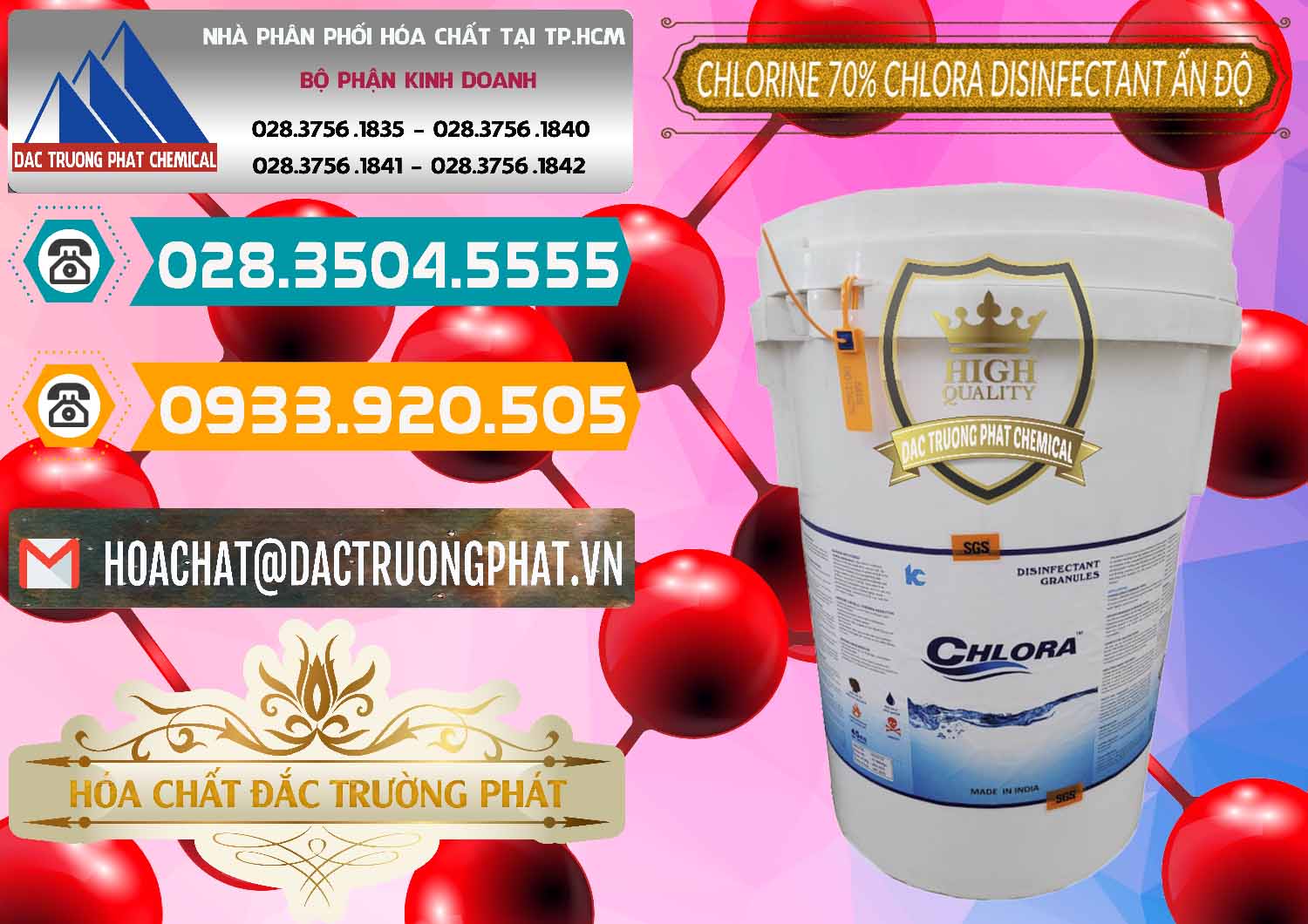 Công ty chuyên cung ứng ( bán ) Chlorine – Clorin 70% Chlora Disinfectant Ấn Độ India - 0213 - Nơi nhập khẩu & phân phối hóa chất tại TP.HCM - congtyhoachat.vn